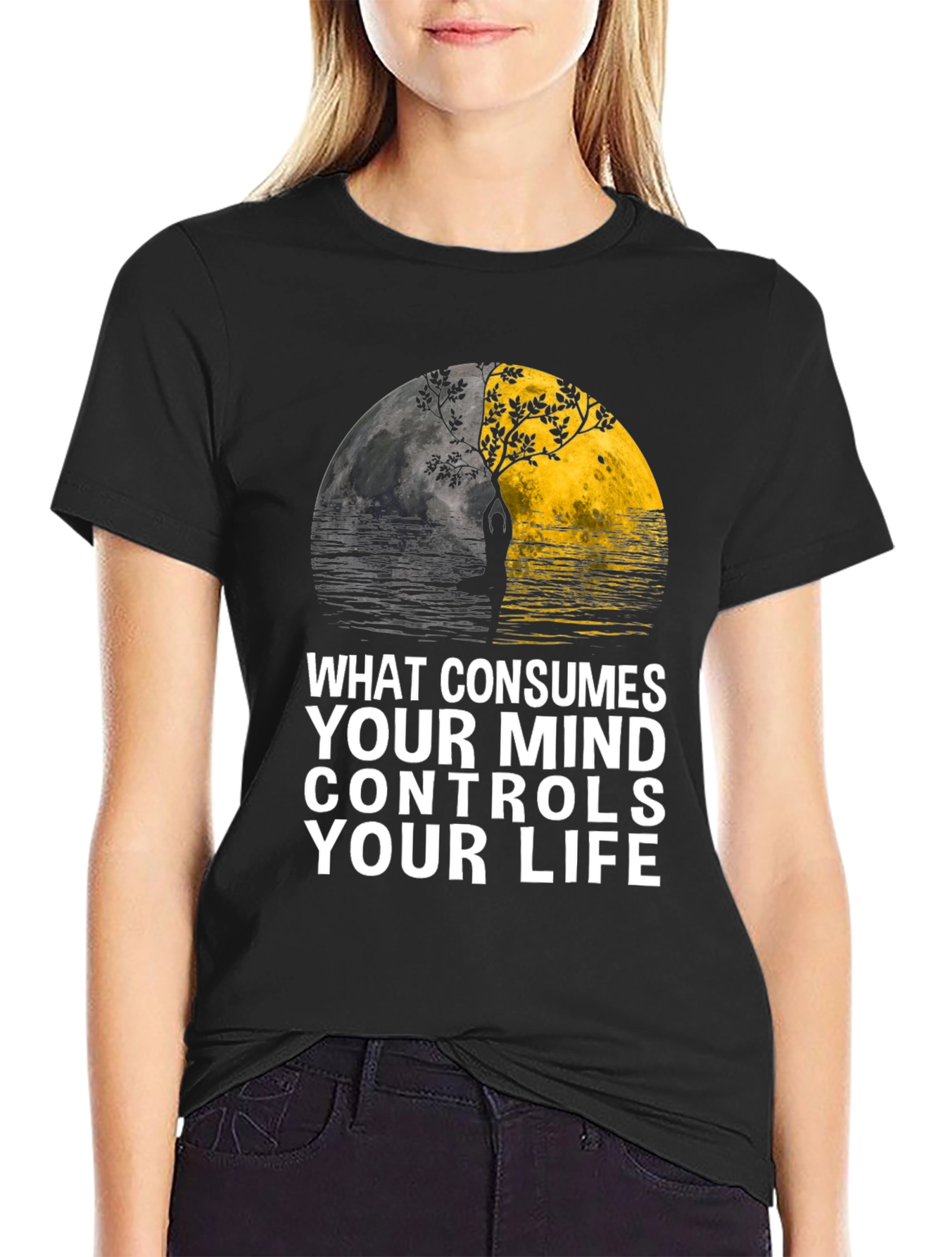 Mindful Living T-Shirt: What Consumes Your Mind