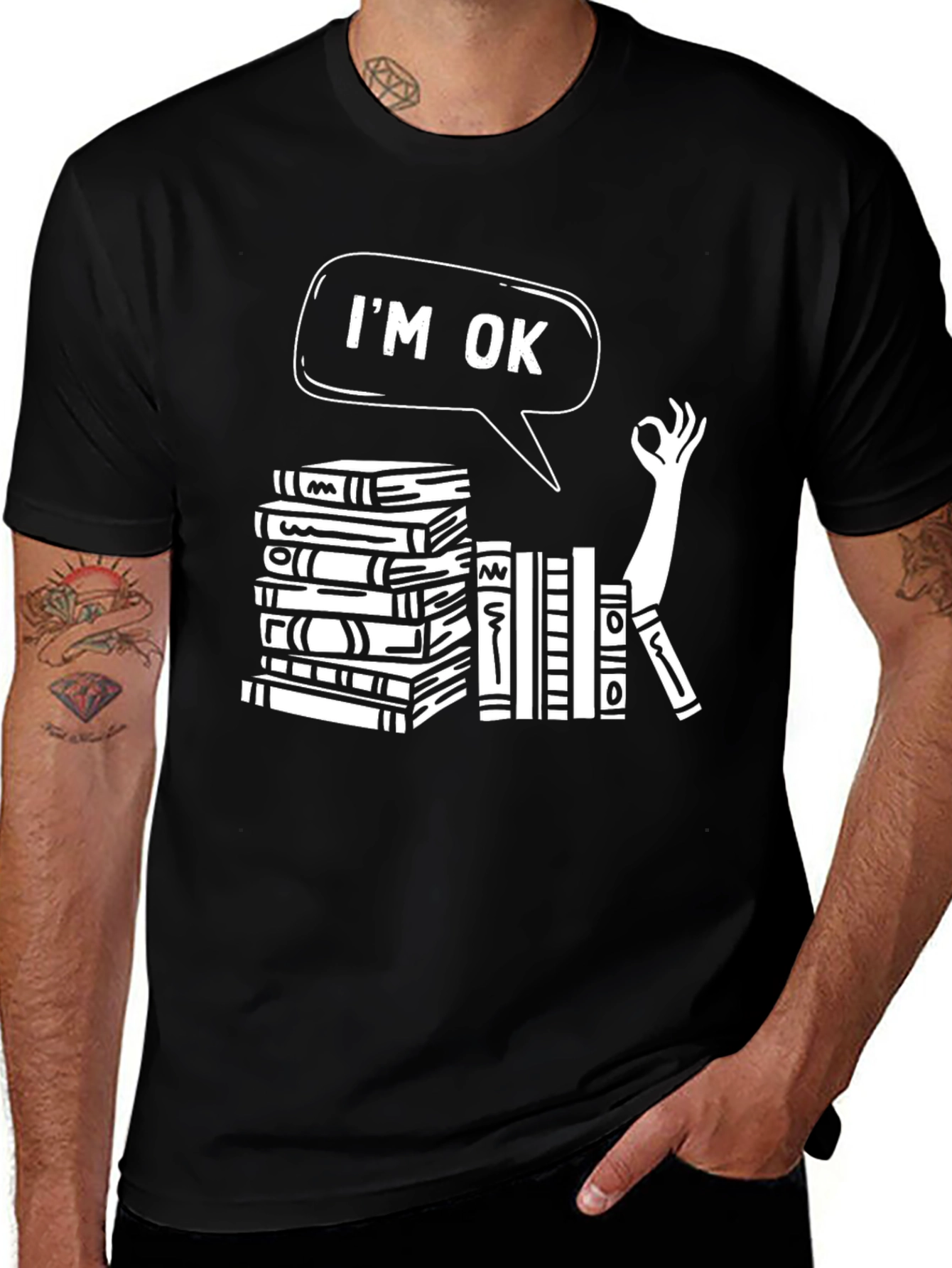 Im Ok T-Shirt - Book Lover Design