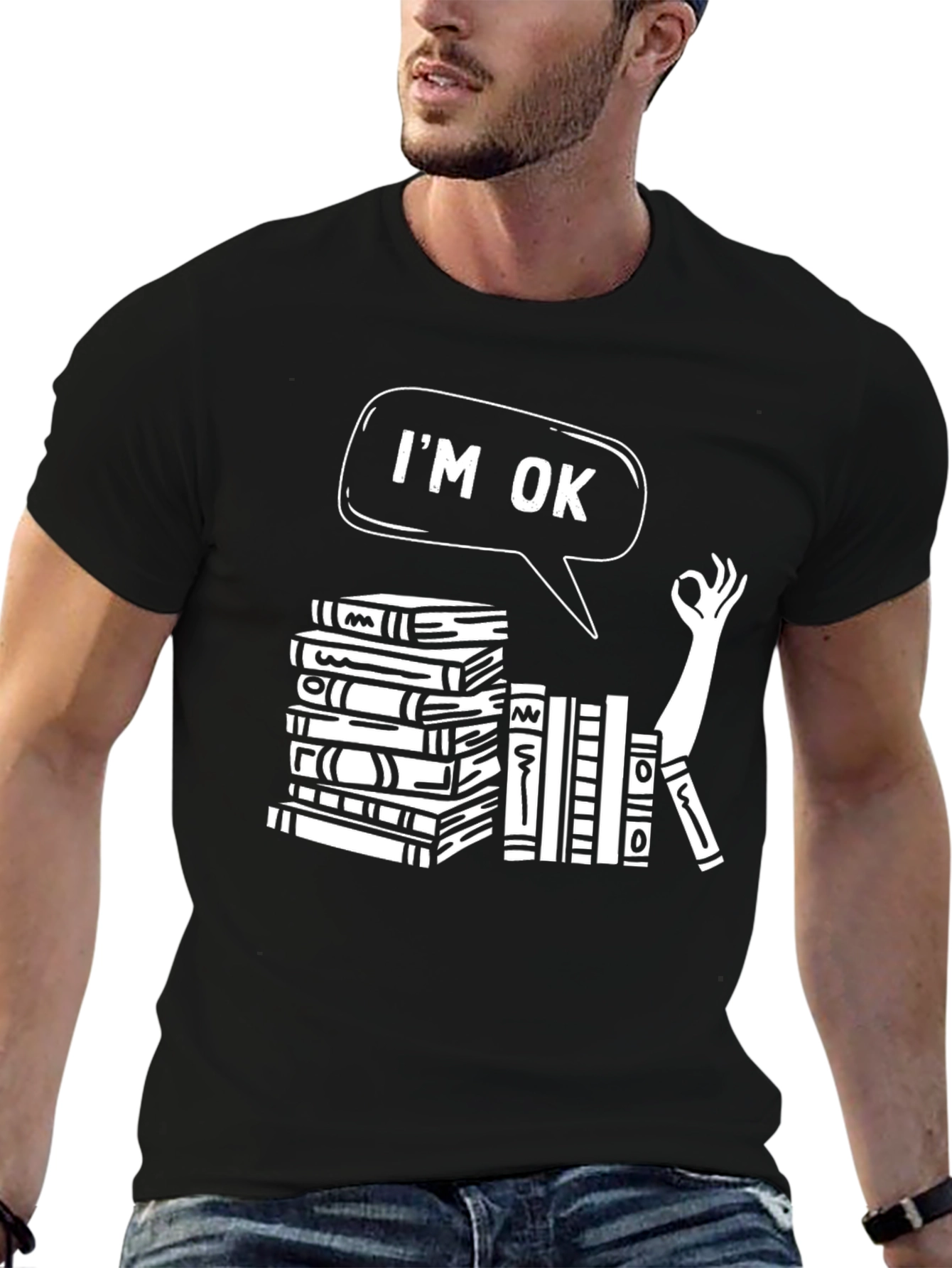 Im Ok T-Shirt - Book Lover Design