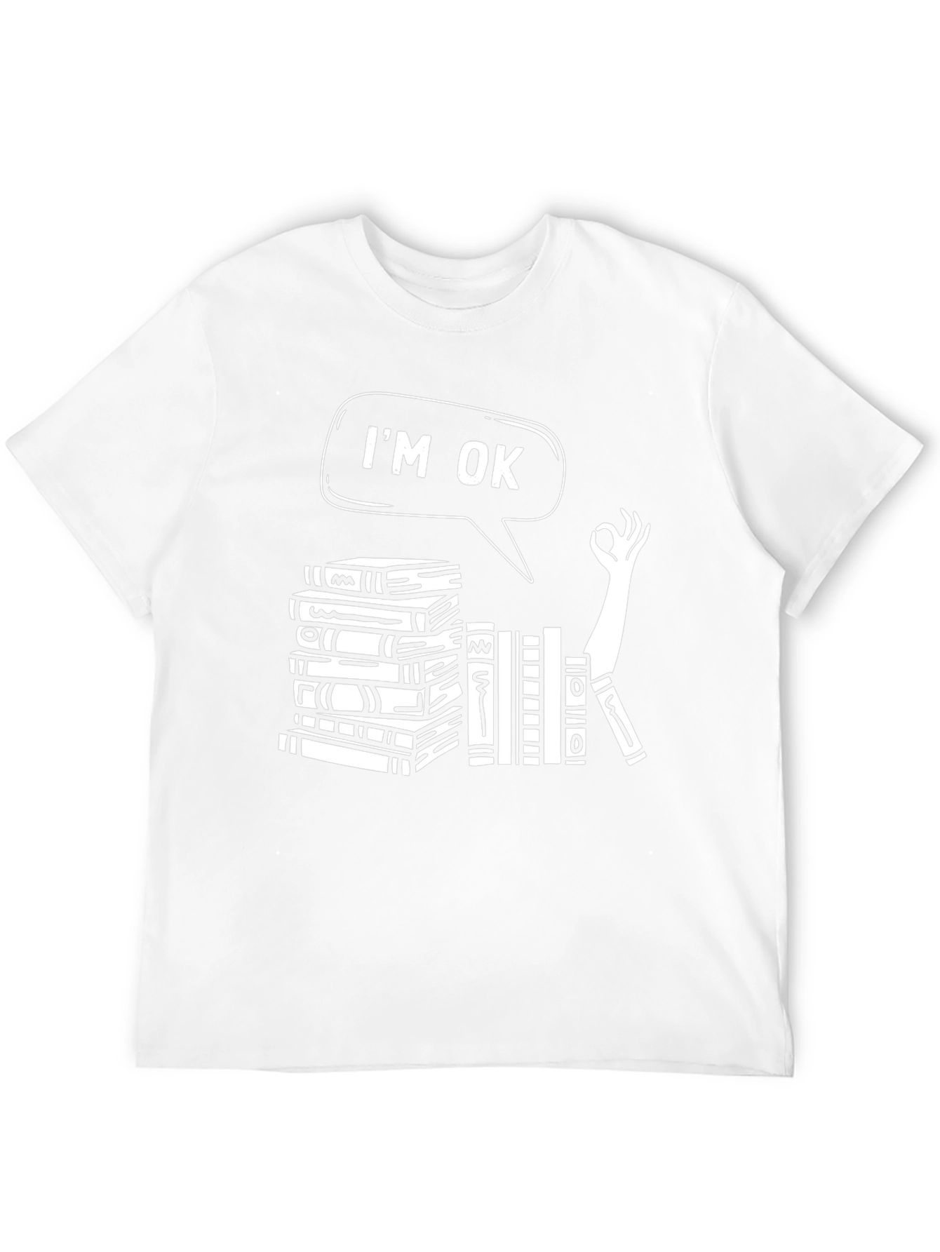 Im Ok T-Shirt - Book Lover Design