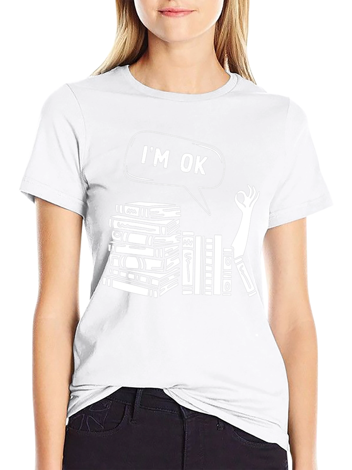 Im Ok T-Shirt - Book Lover Design