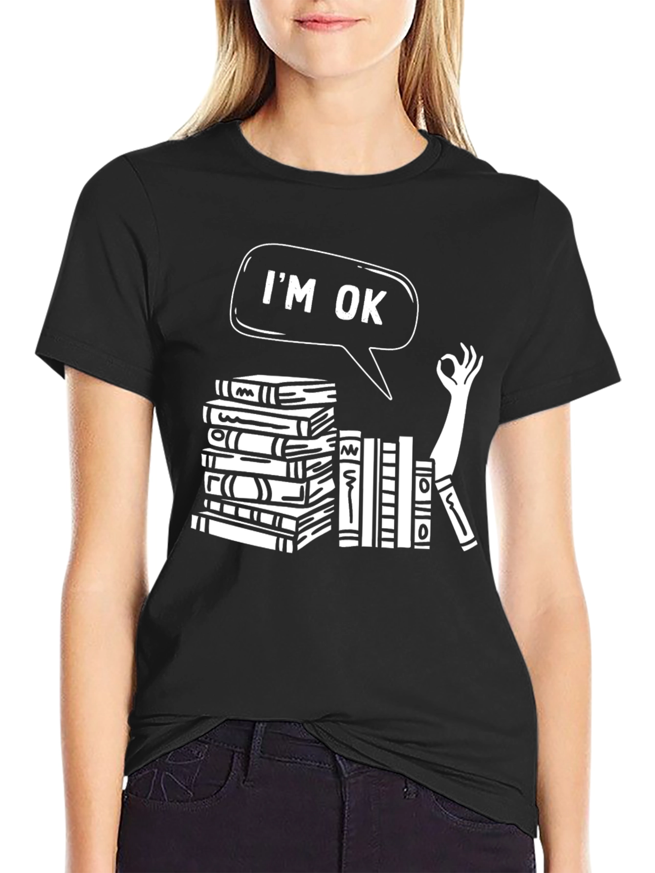 Im Ok T-Shirt - Book Lover Design