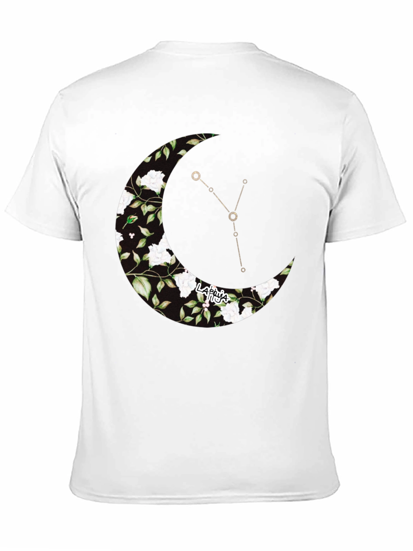 Crescent Moon Constellation Graphic T-Shirt