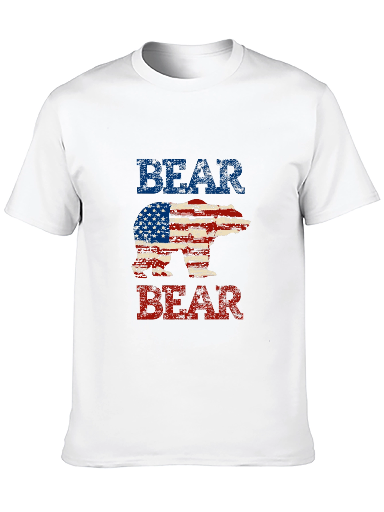 American Flag Bear Patriotic T-Shirt