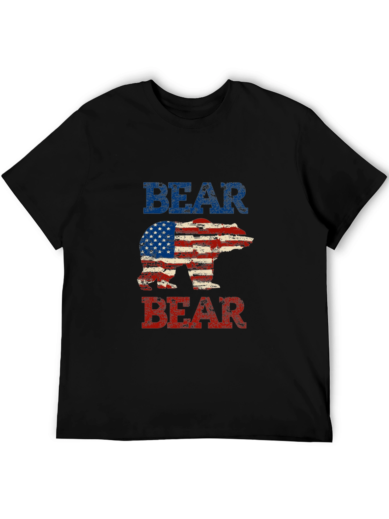 American Flag Bear Patriotic T-Shirt