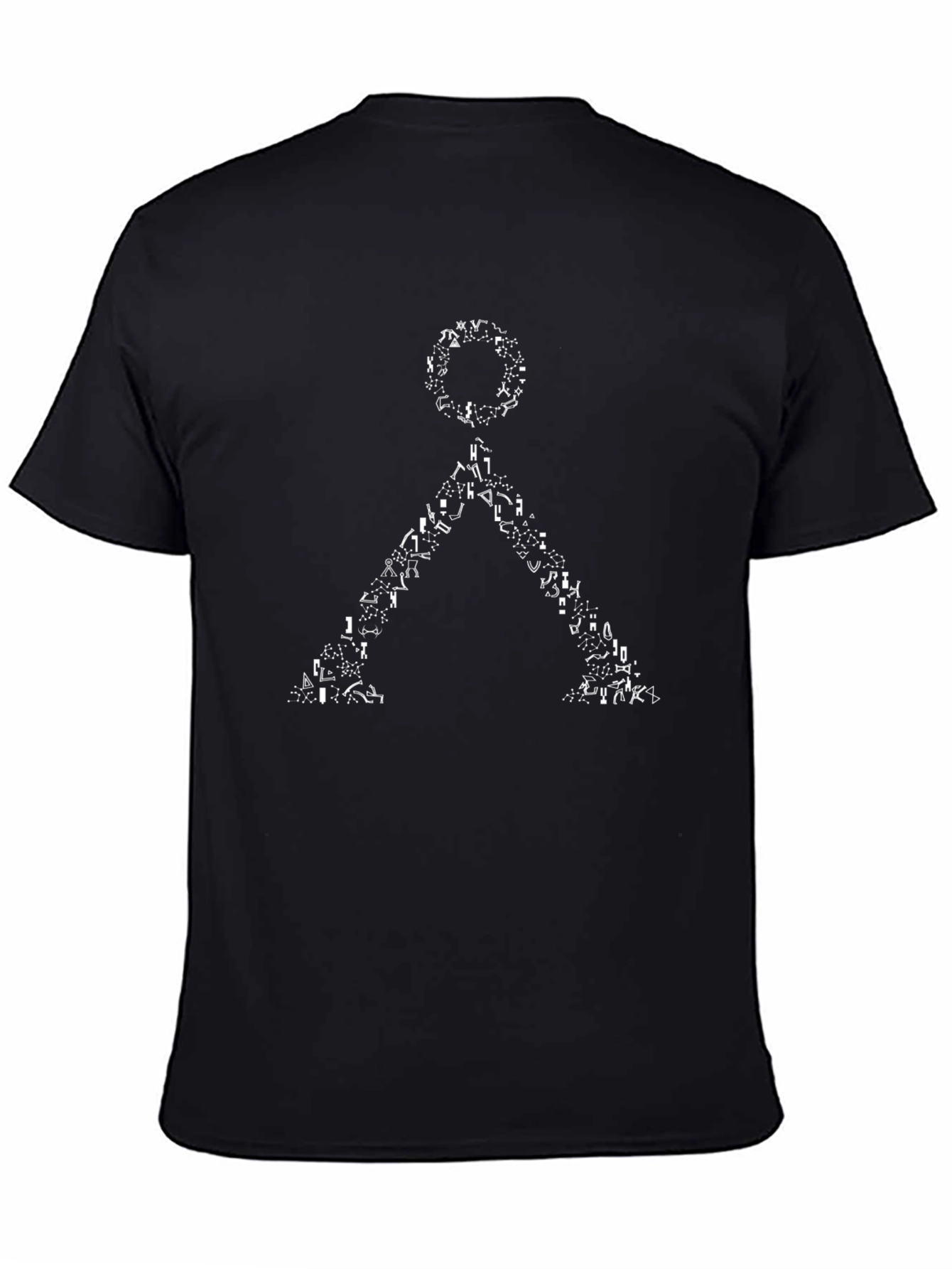 Abstract Symbol Black T-Shirt