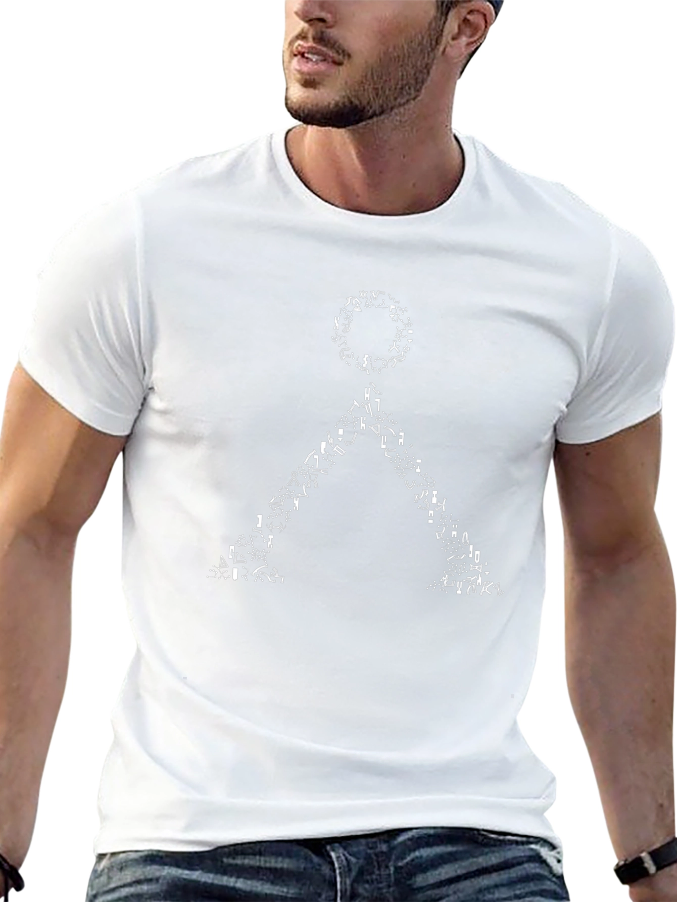 Abstract Symbol Black T-Shirt