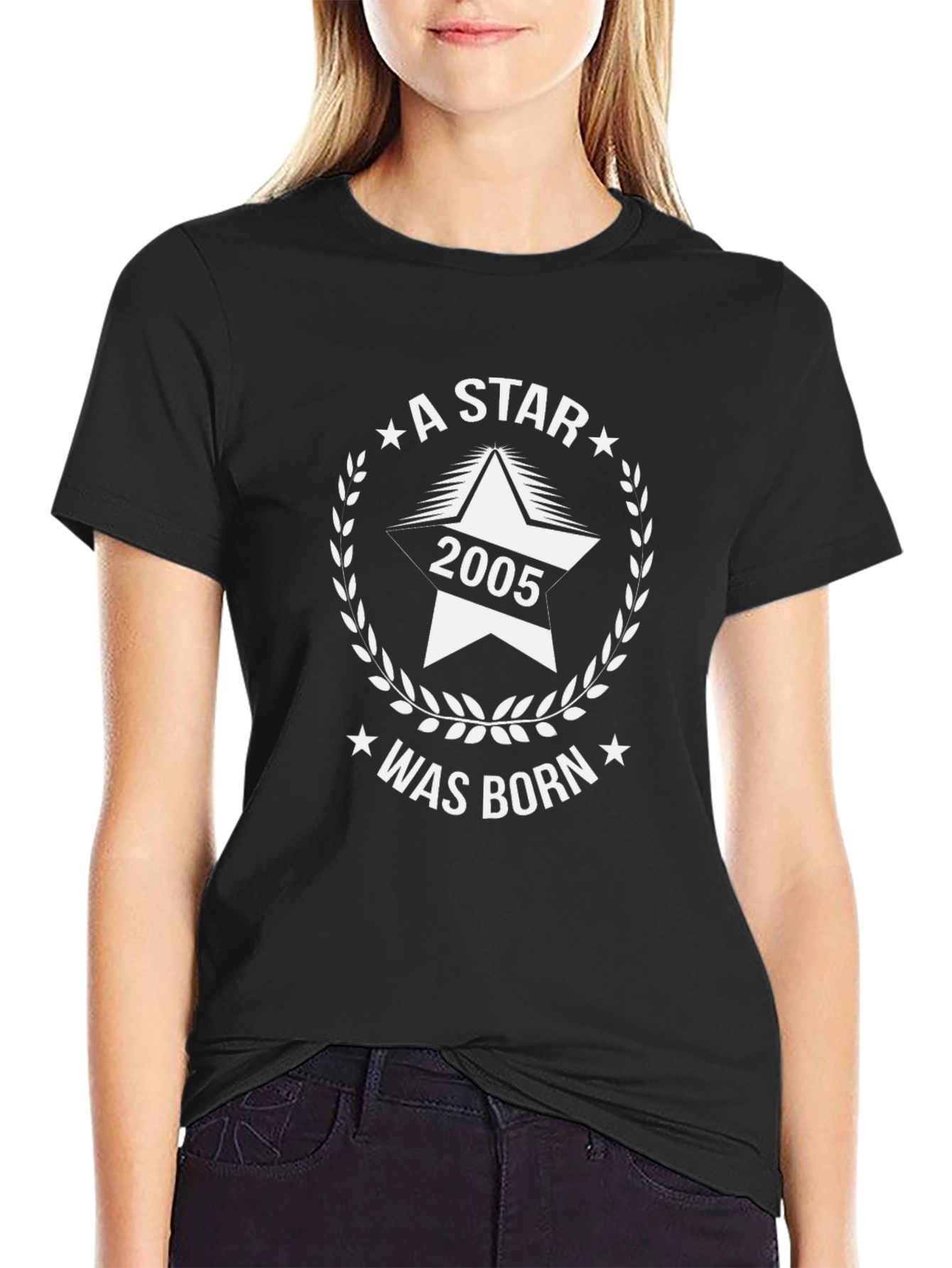 A Star Was Born 2005 Black Graphic T-Shirt