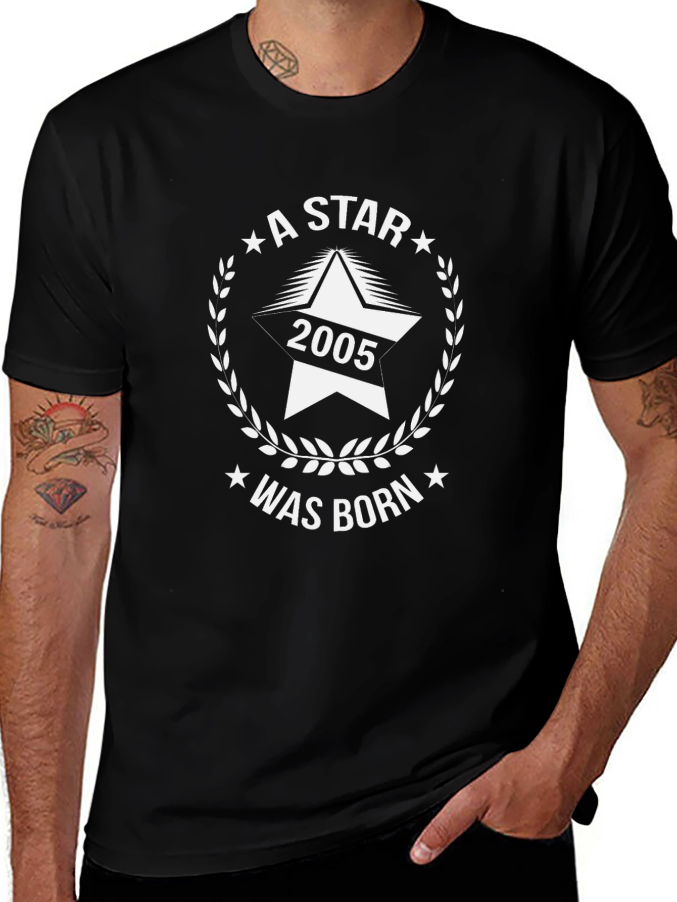 A Star Was Born 2005 Black Graphic T-Shirt