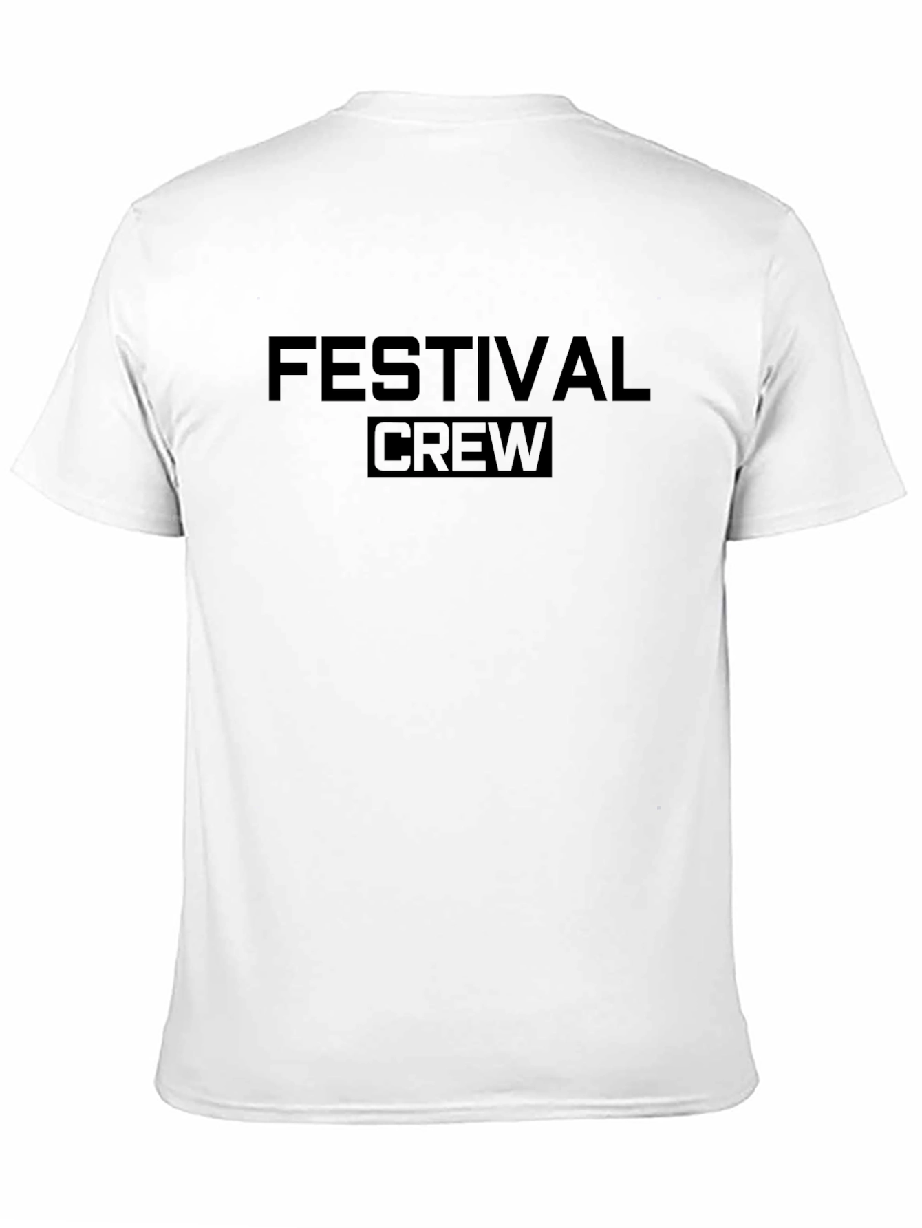 Festival Crew T-Shirt - Black Graphic Tee