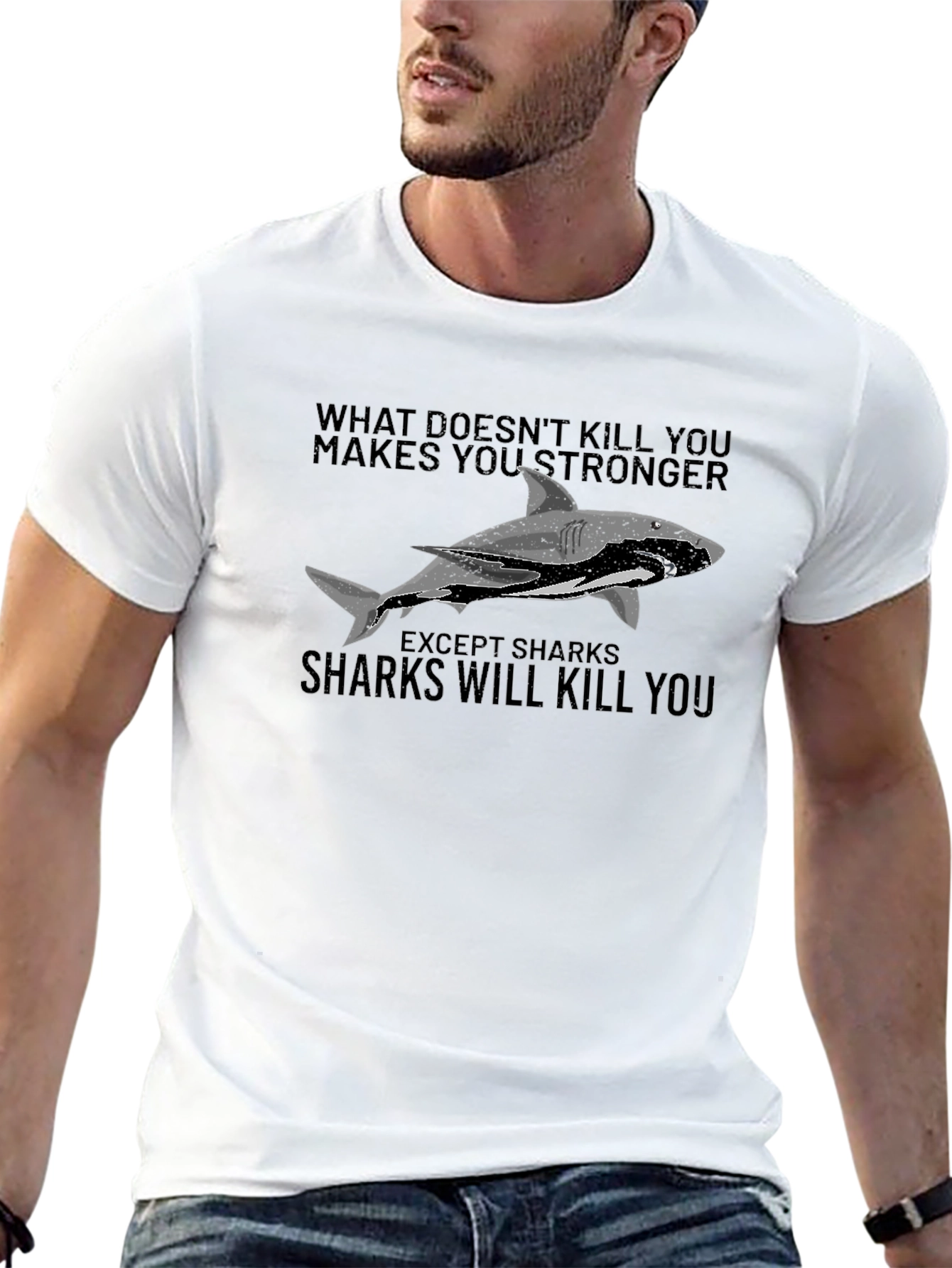 Shark Attack T-Shirt: Funny Graphic Tee