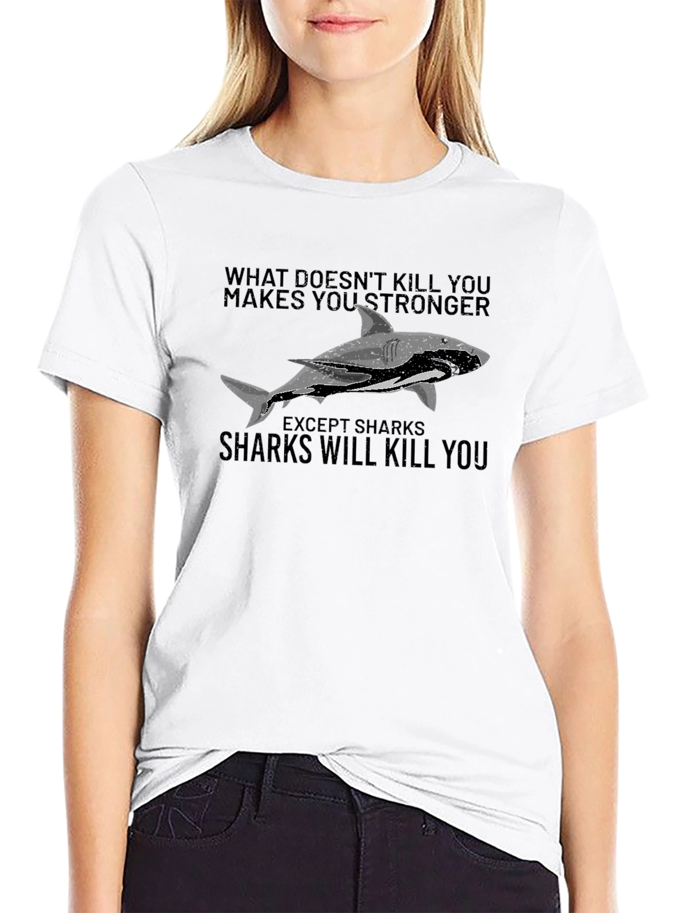 Shark Attack T-Shirt: Funny Graphic Tee