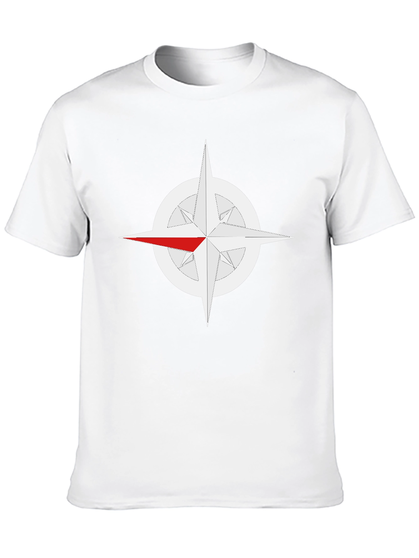 Compass Rose Graphic Tee - Classic Black