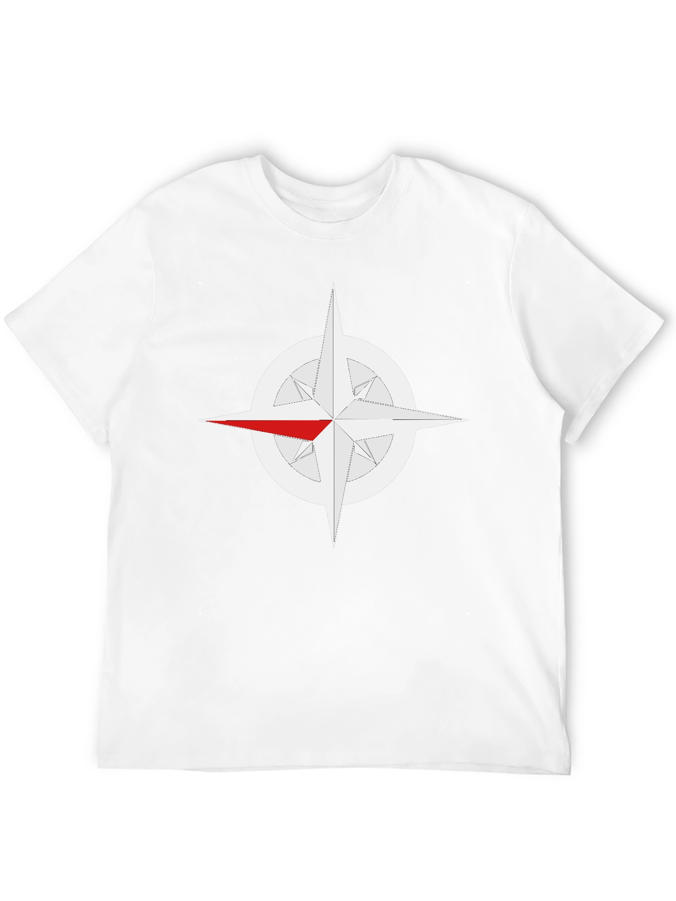 Compass Rose Graphic Tee - Classic Black
