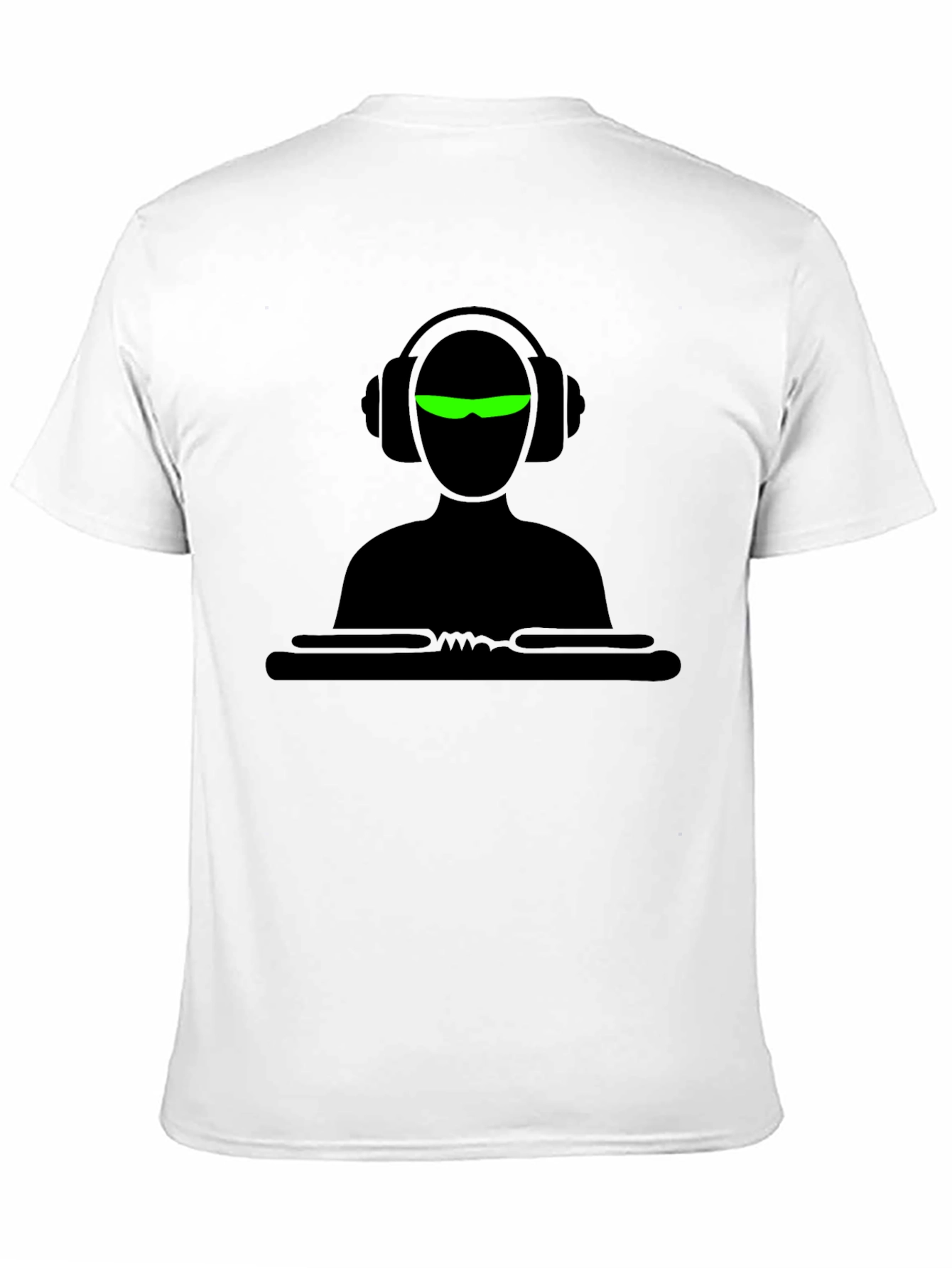 DJ Graphic Black T-Shirt - Music Lover Tee