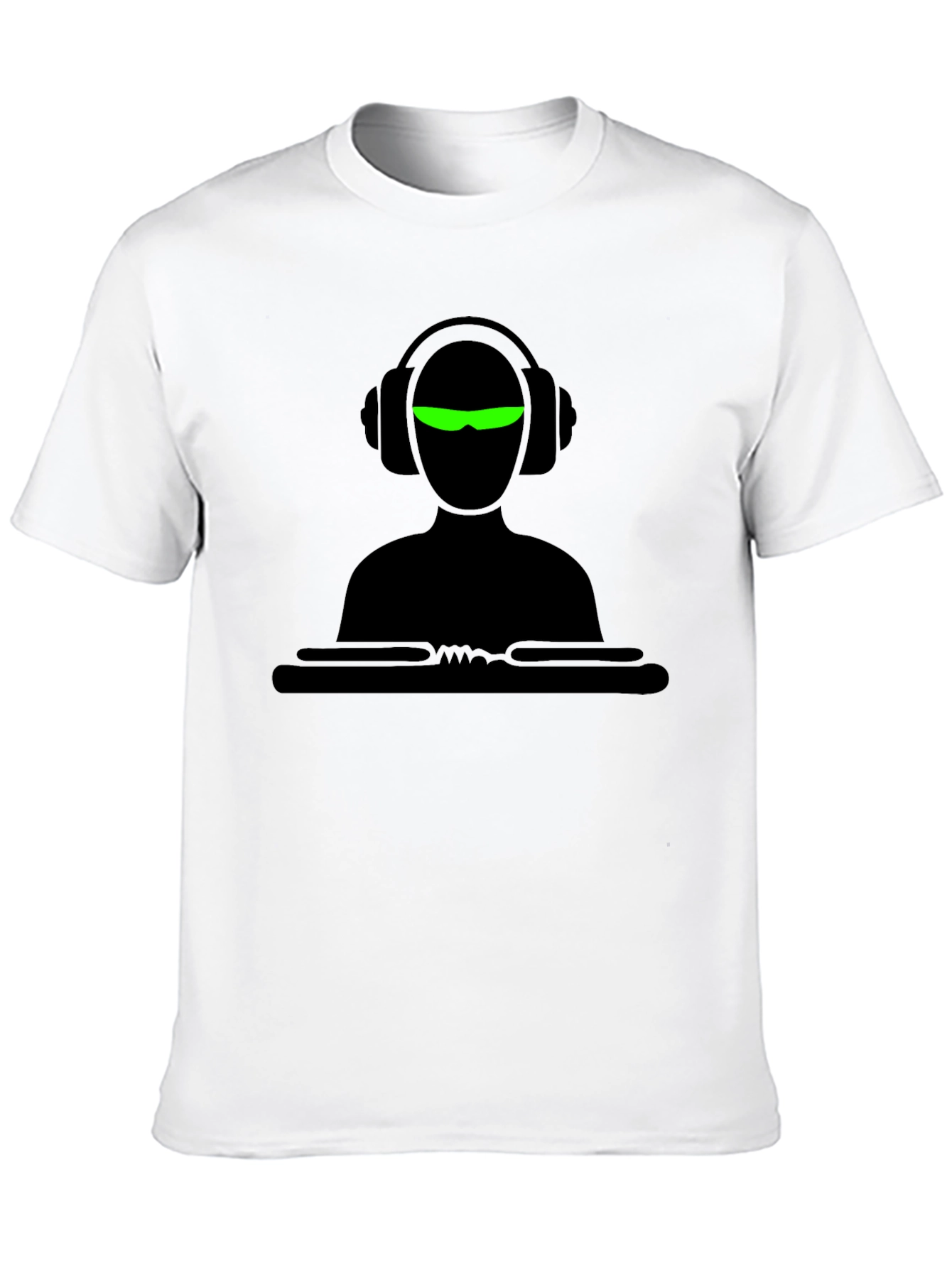 DJ Graphic Black T-Shirt - Music Lover Tee