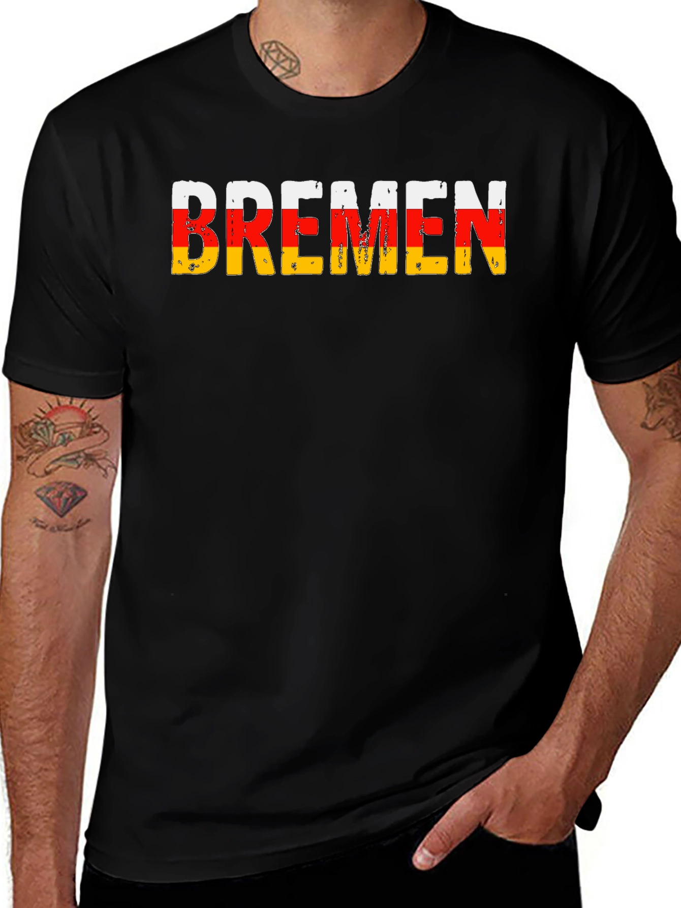 Bremen Germany Flag T-Shirt