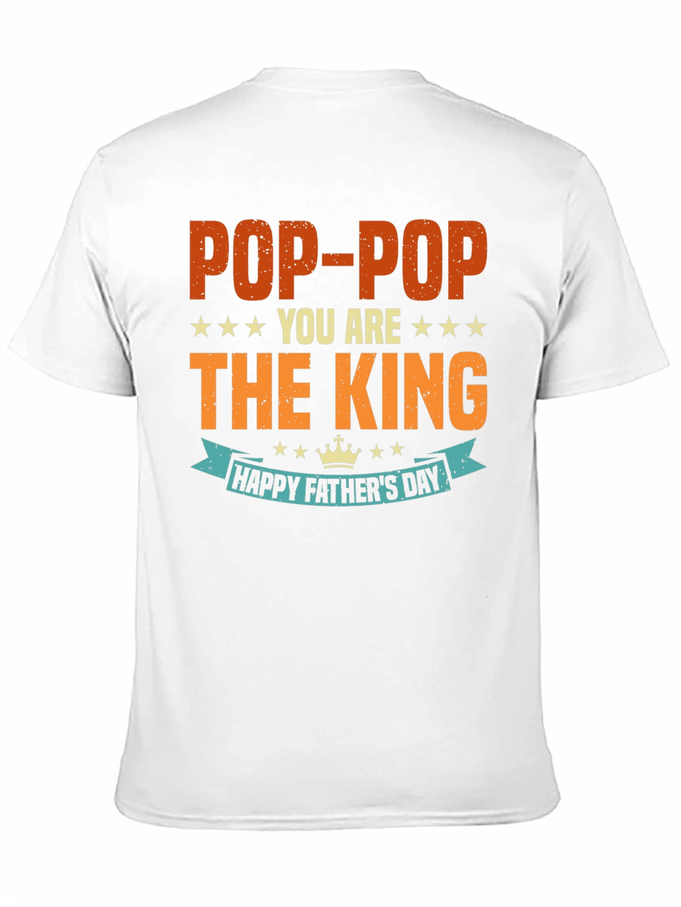 Pop-Pop King Fathers Day T-Shirt