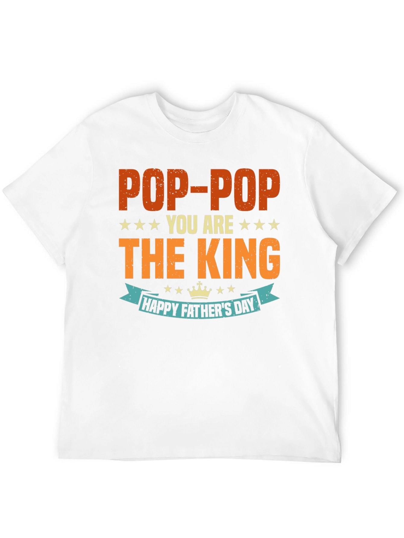 Pop-Pop King Fathers Day T-Shirt