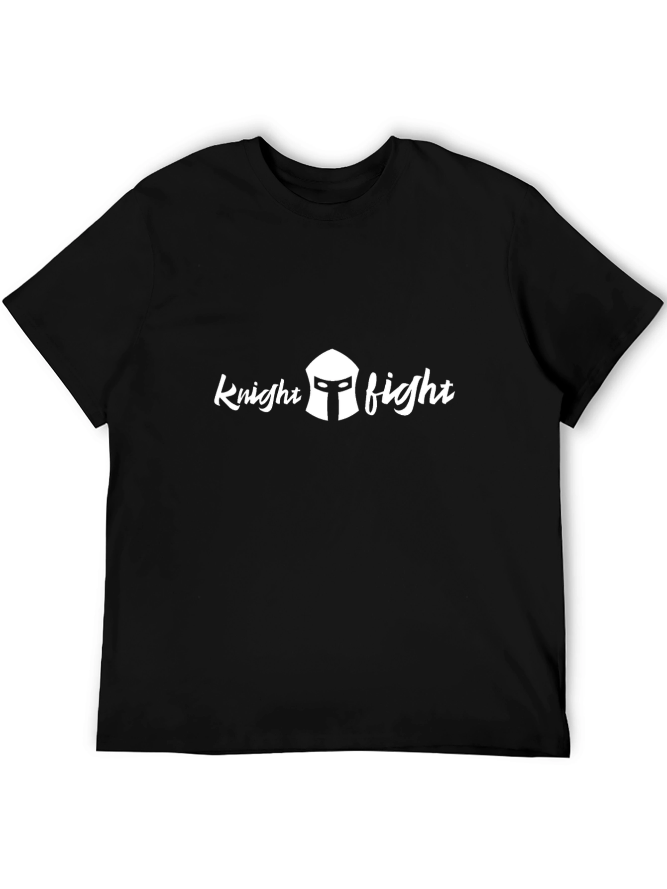 Knight Fight Black T-Shirt