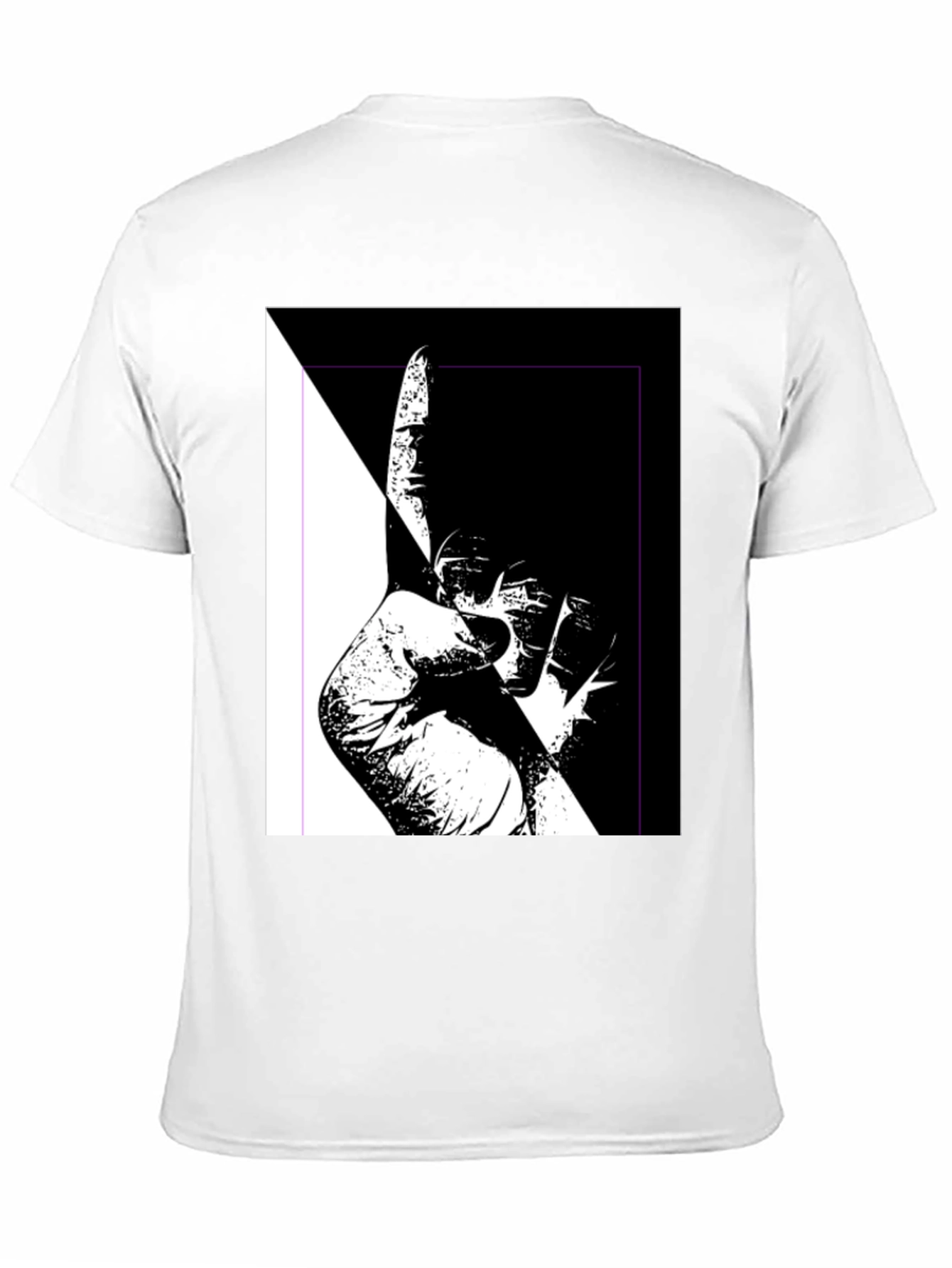 Unique Black & White Graphic Tee