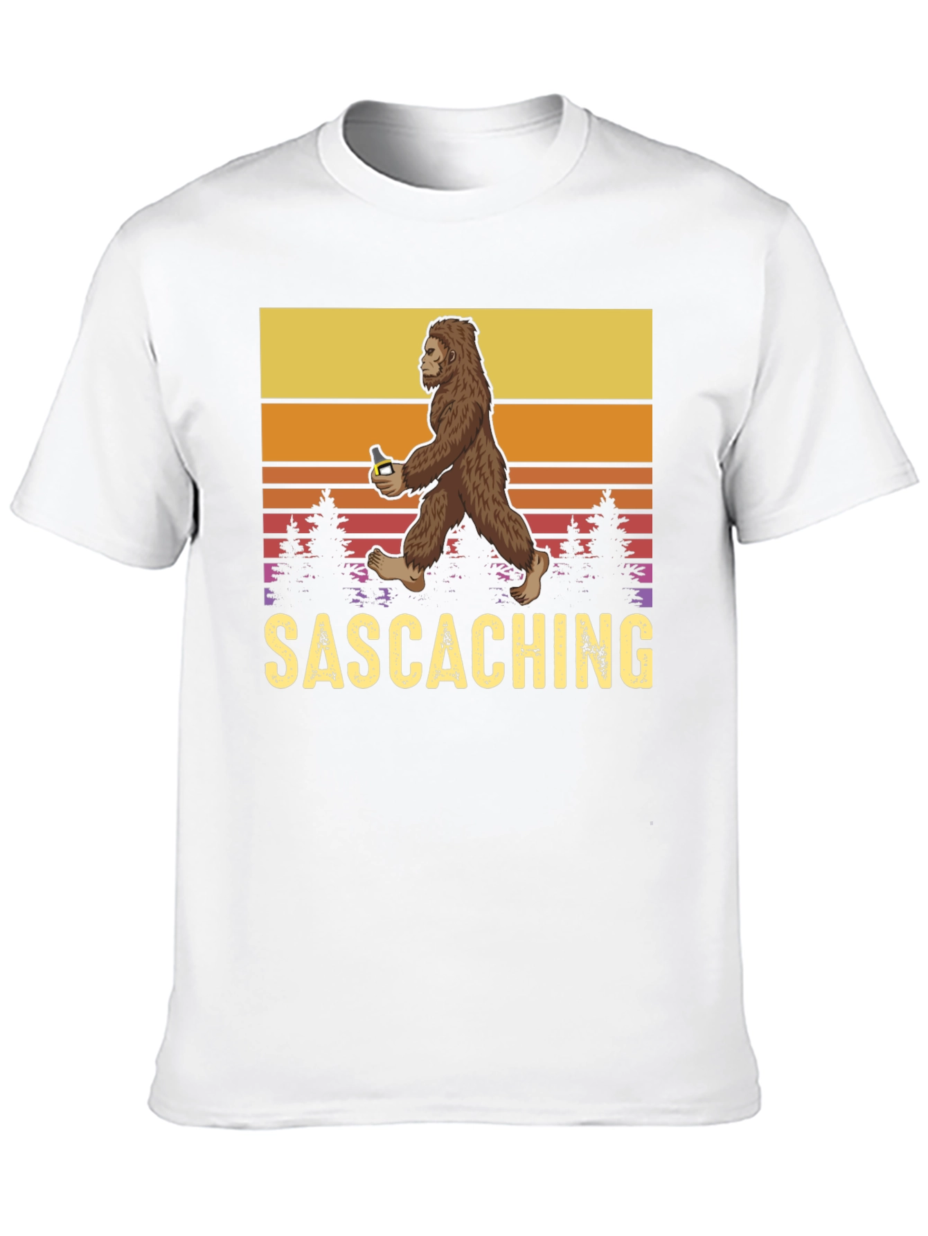 Sasquatch Drinking Beer T-Shirt