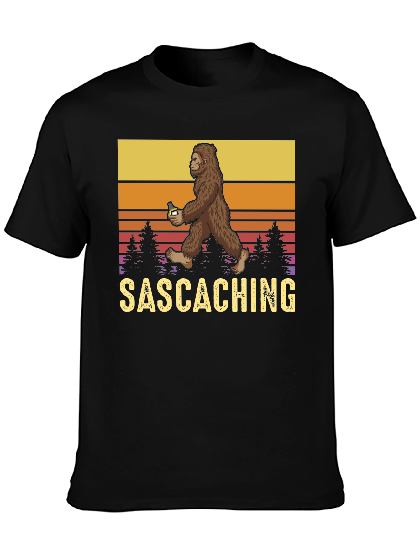 Sasquatch Drinking Beer T-Shirt