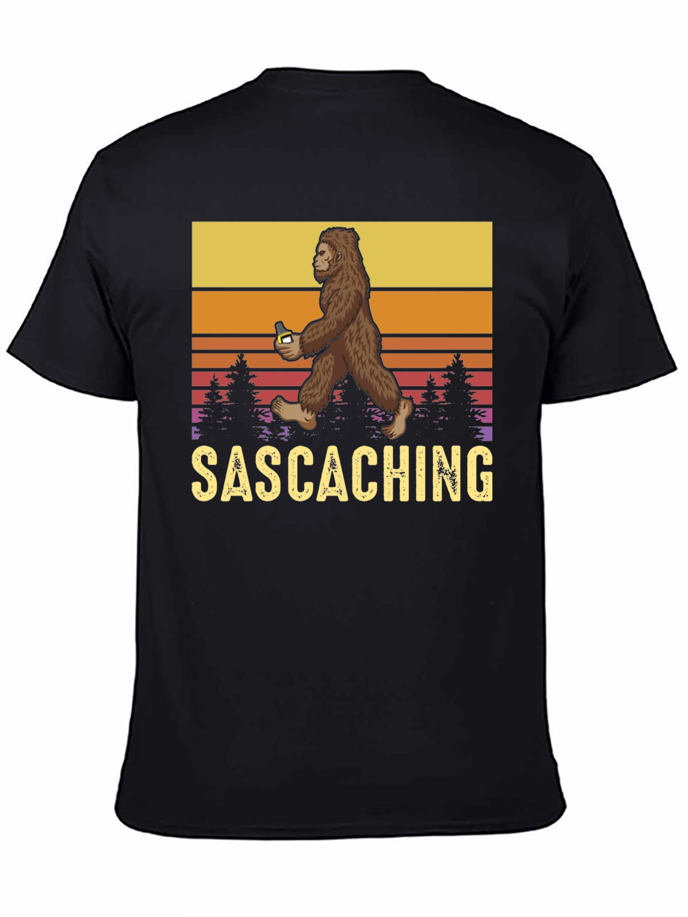 Sasquatch Drinking Beer T-Shirt
