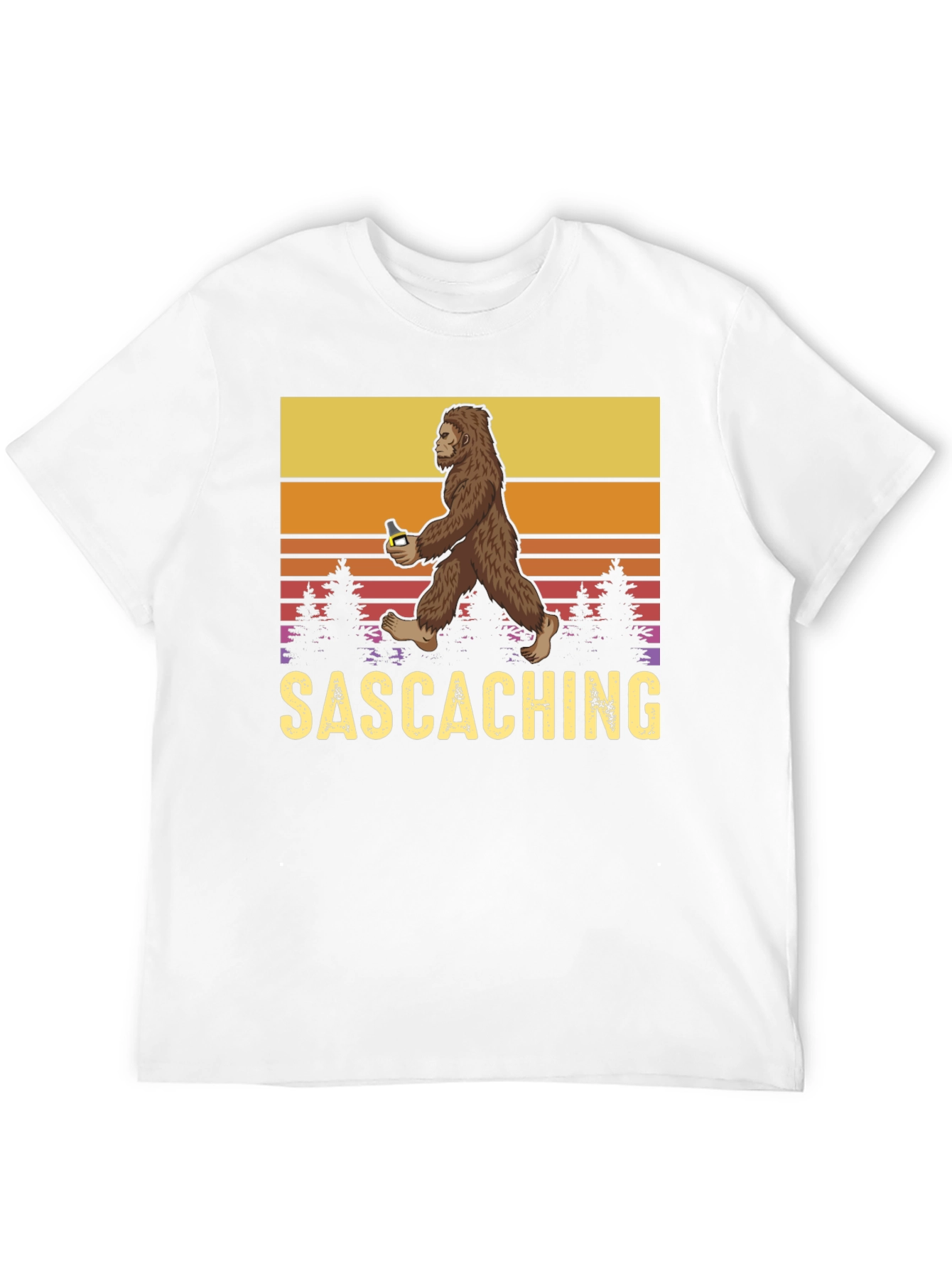 Sasquatch Drinking Beer T-Shirt