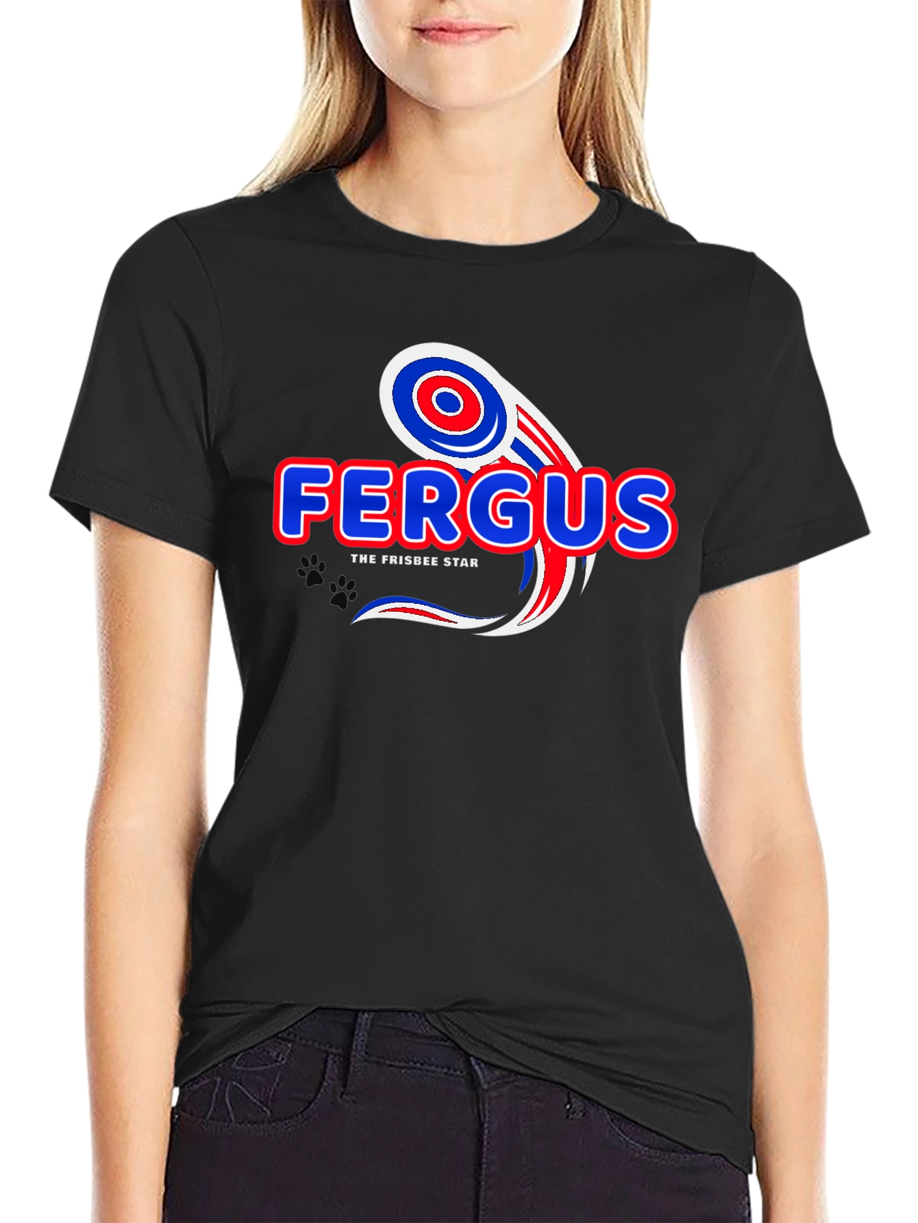Fergus Frisbee Star T-Shirt