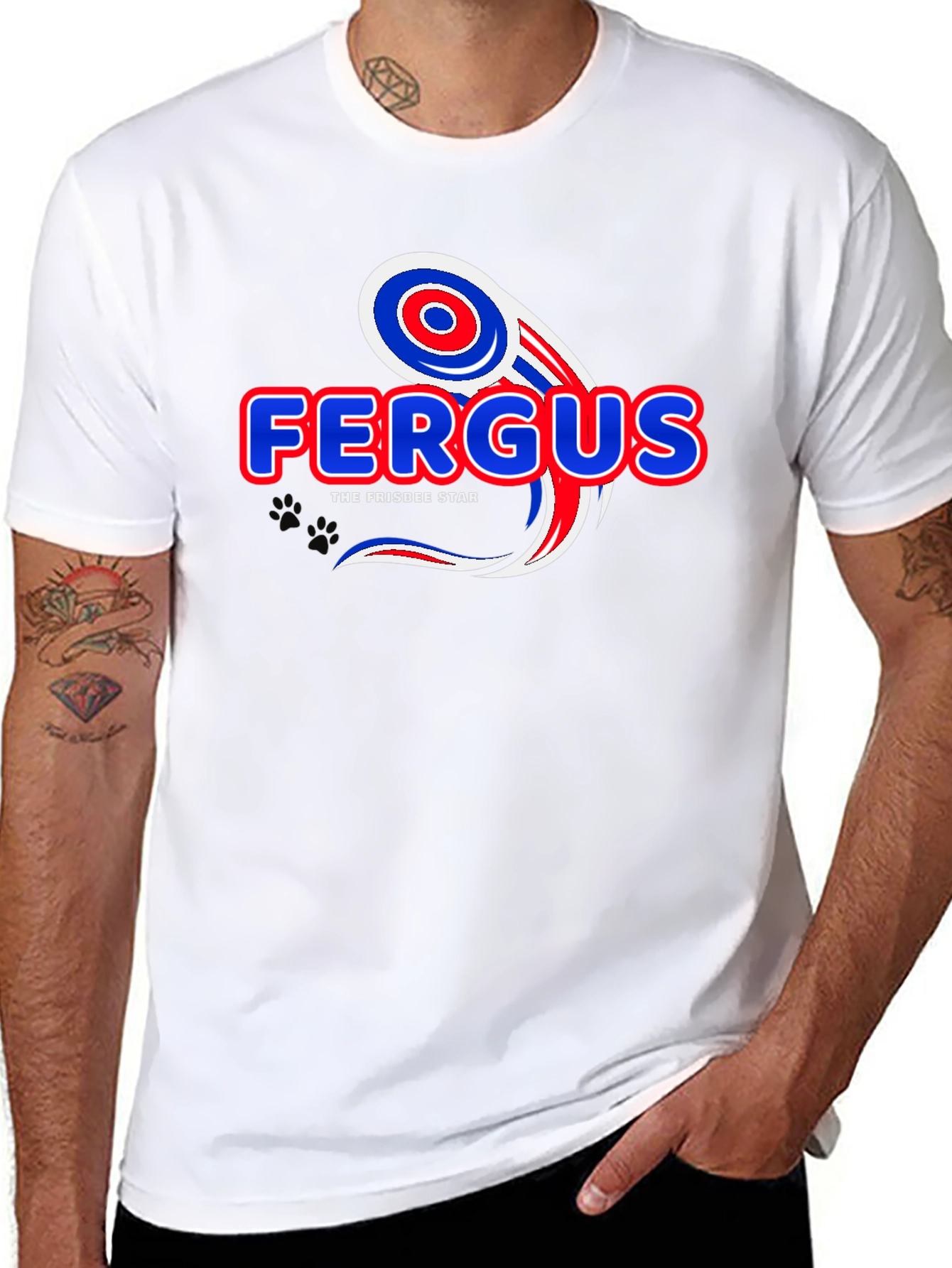 Fergus Frisbee Star T-Shirt