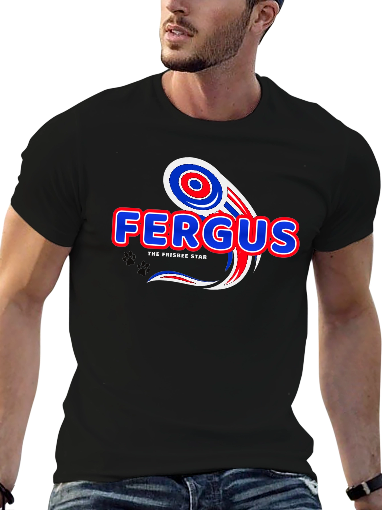 Fergus Frisbee Star T-Shirt