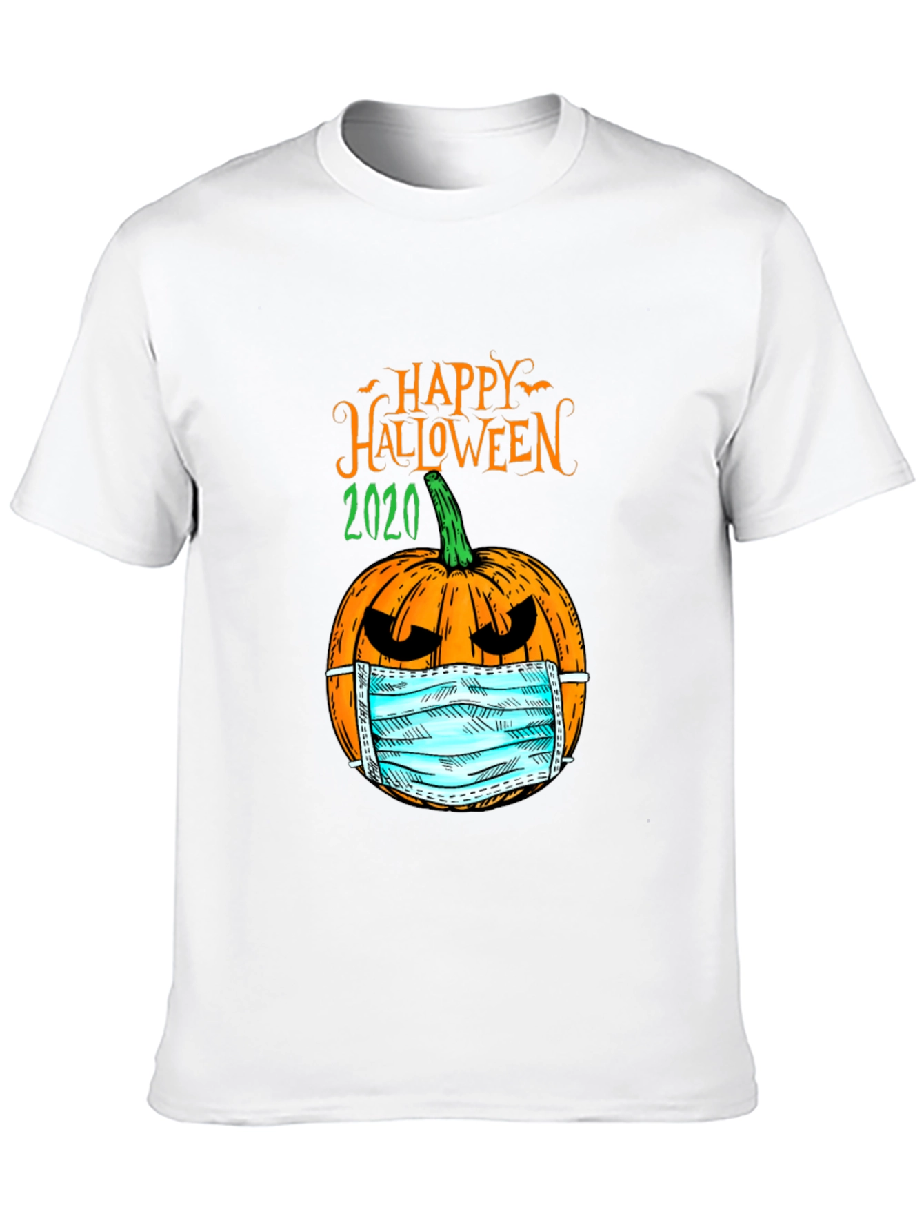 Happy Halloween 2020 Masked Pumpkin T-Shirt