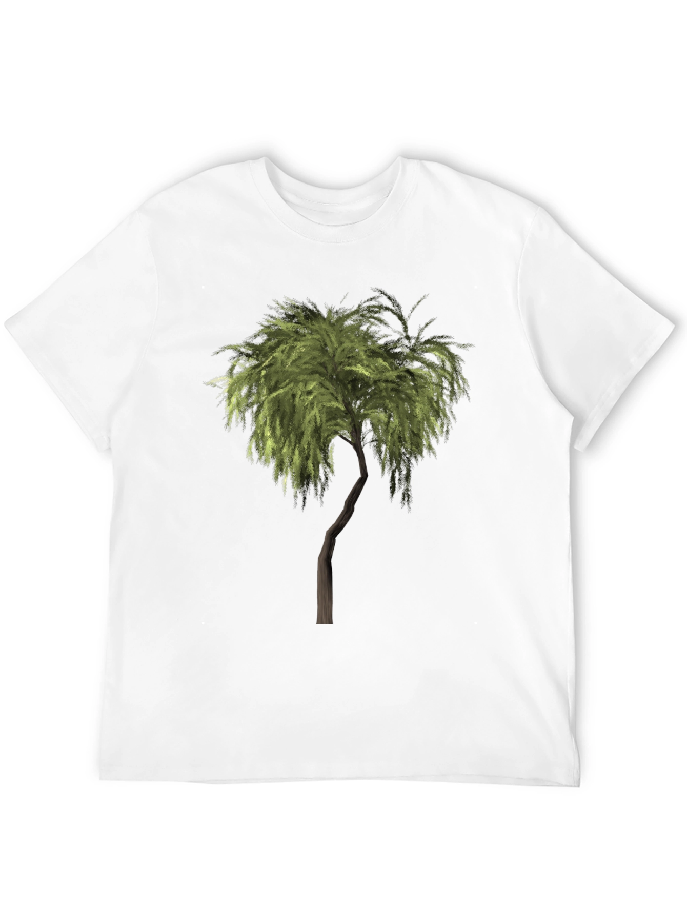 Willow Tree Graphic Tee - Nature Inspired Black T-Shirt