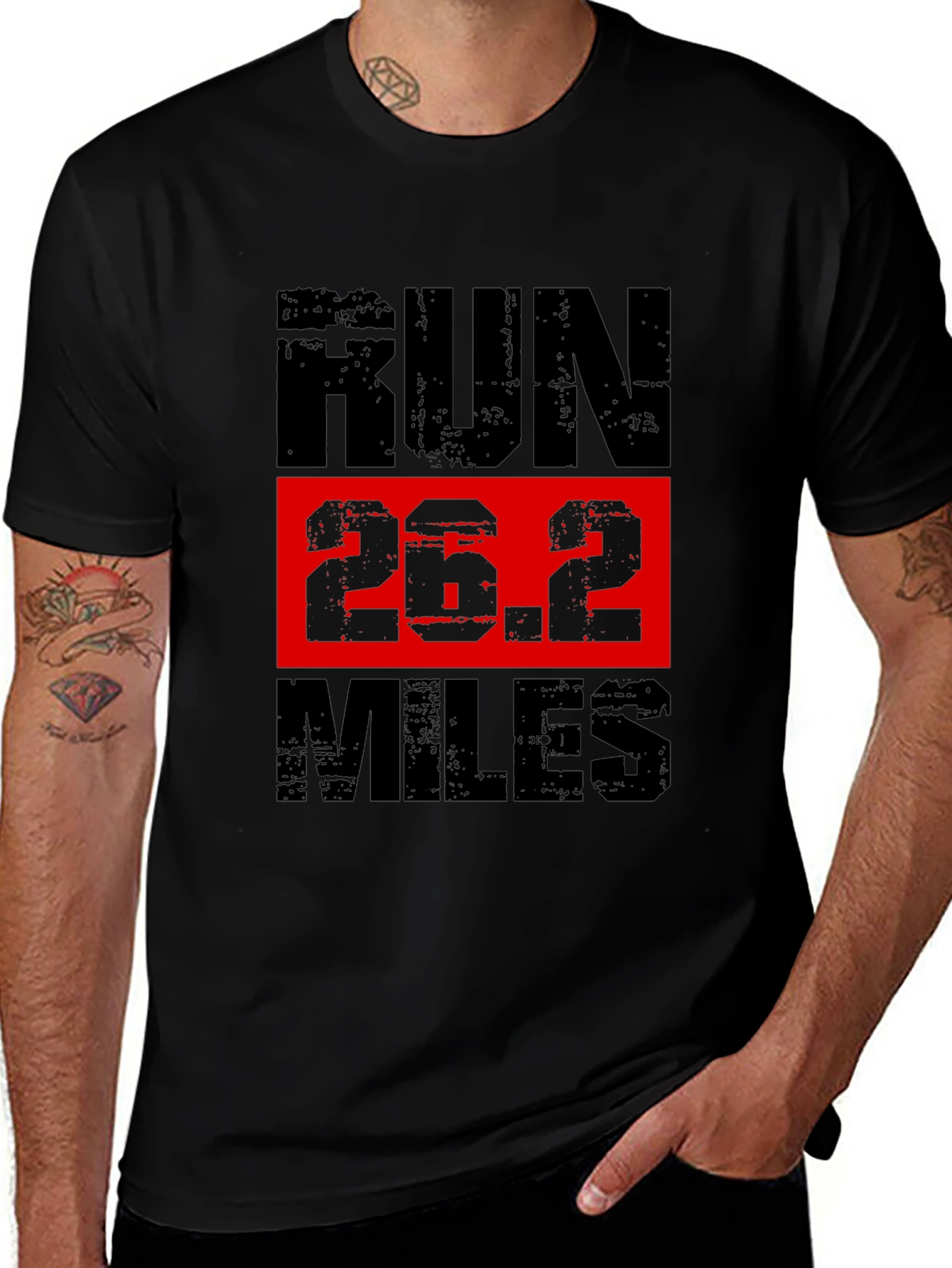Run 26.2 Miles Marathon T-Shirt