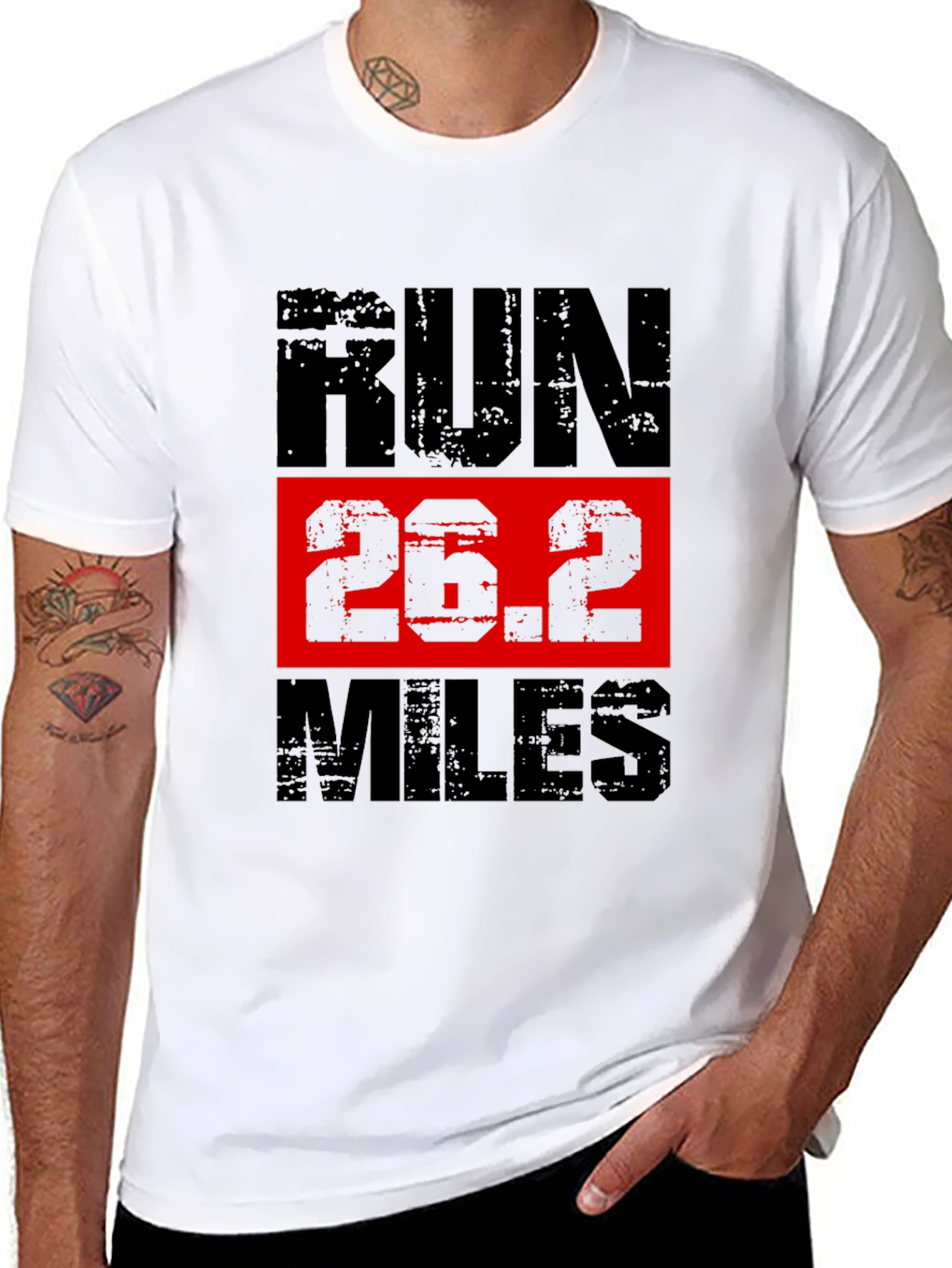 Run 26.2 Miles Marathon T-Shirt