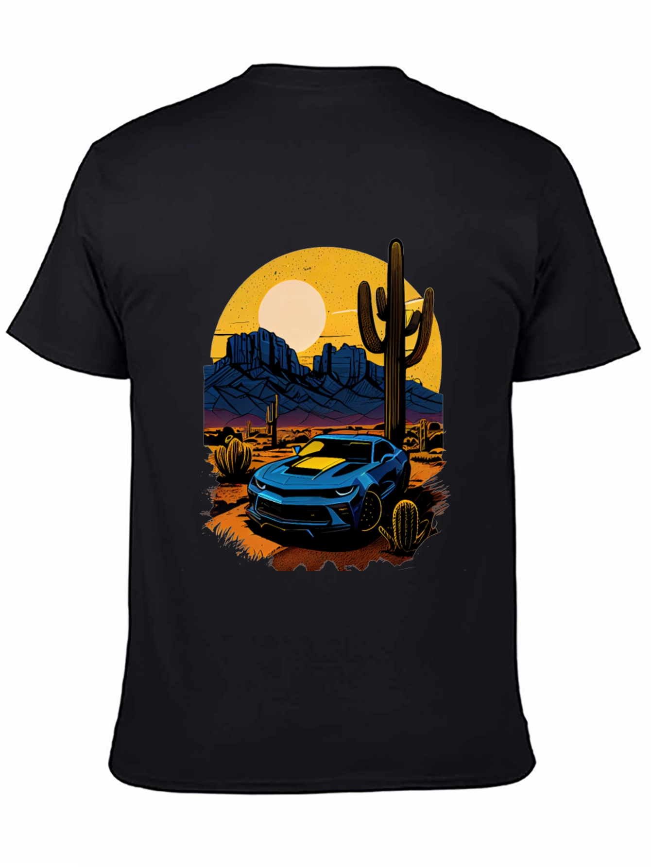 Desert Camaro Graphic Tee - Cool Car T-Shirt