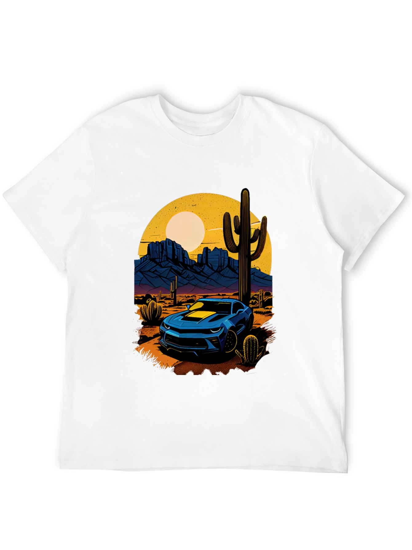 Desert Camaro Graphic Tee - Cool Car T-Shirt