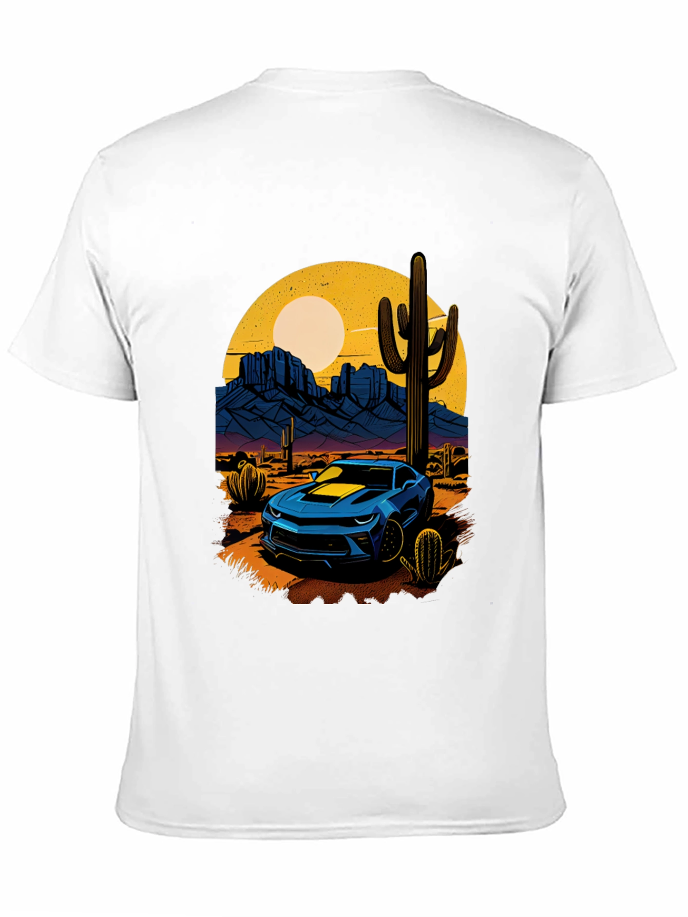 Desert Camaro Graphic Tee - Cool Car T-Shirt
