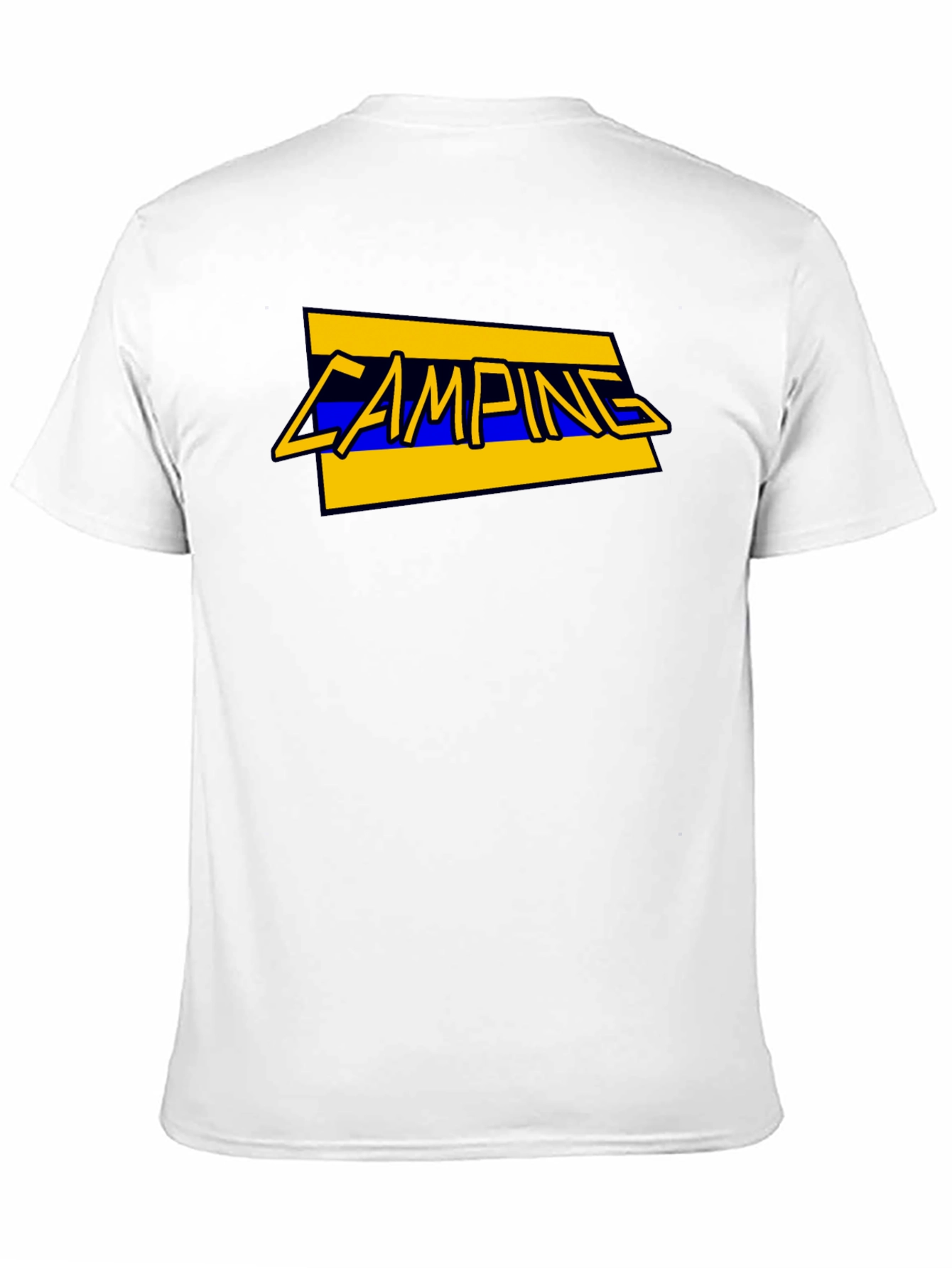 Camping Graphic T-Shirt - Black