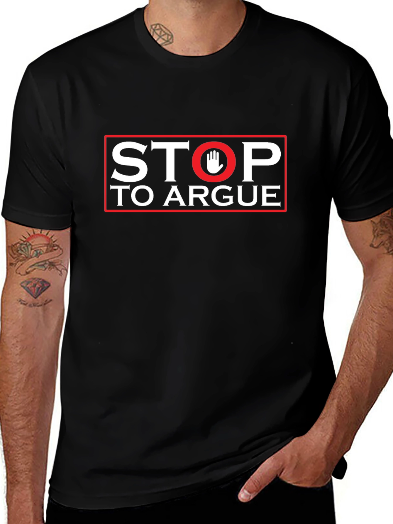 Stop To Argue Graphic Tee