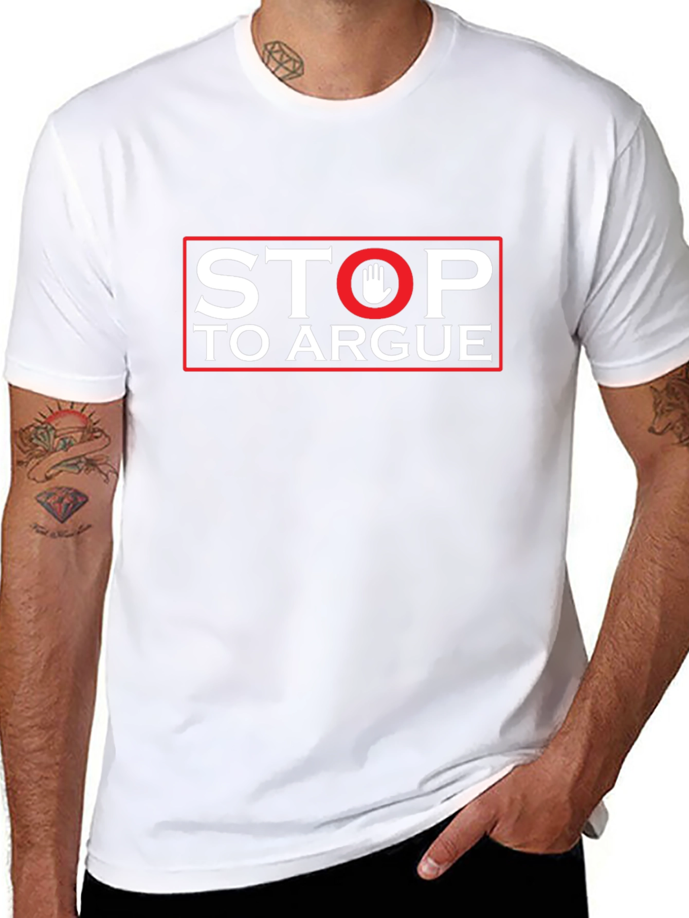 Stop To Argue Graphic Tee