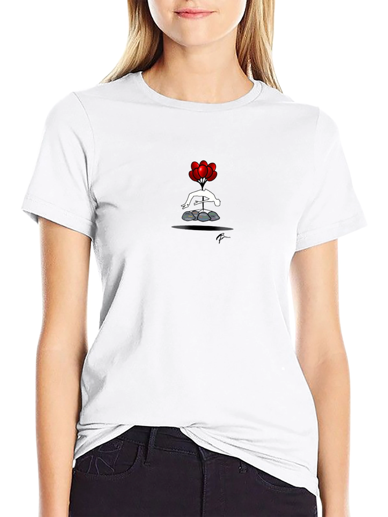 Balloon Lift T-Shirt - Dark Graphic Tee