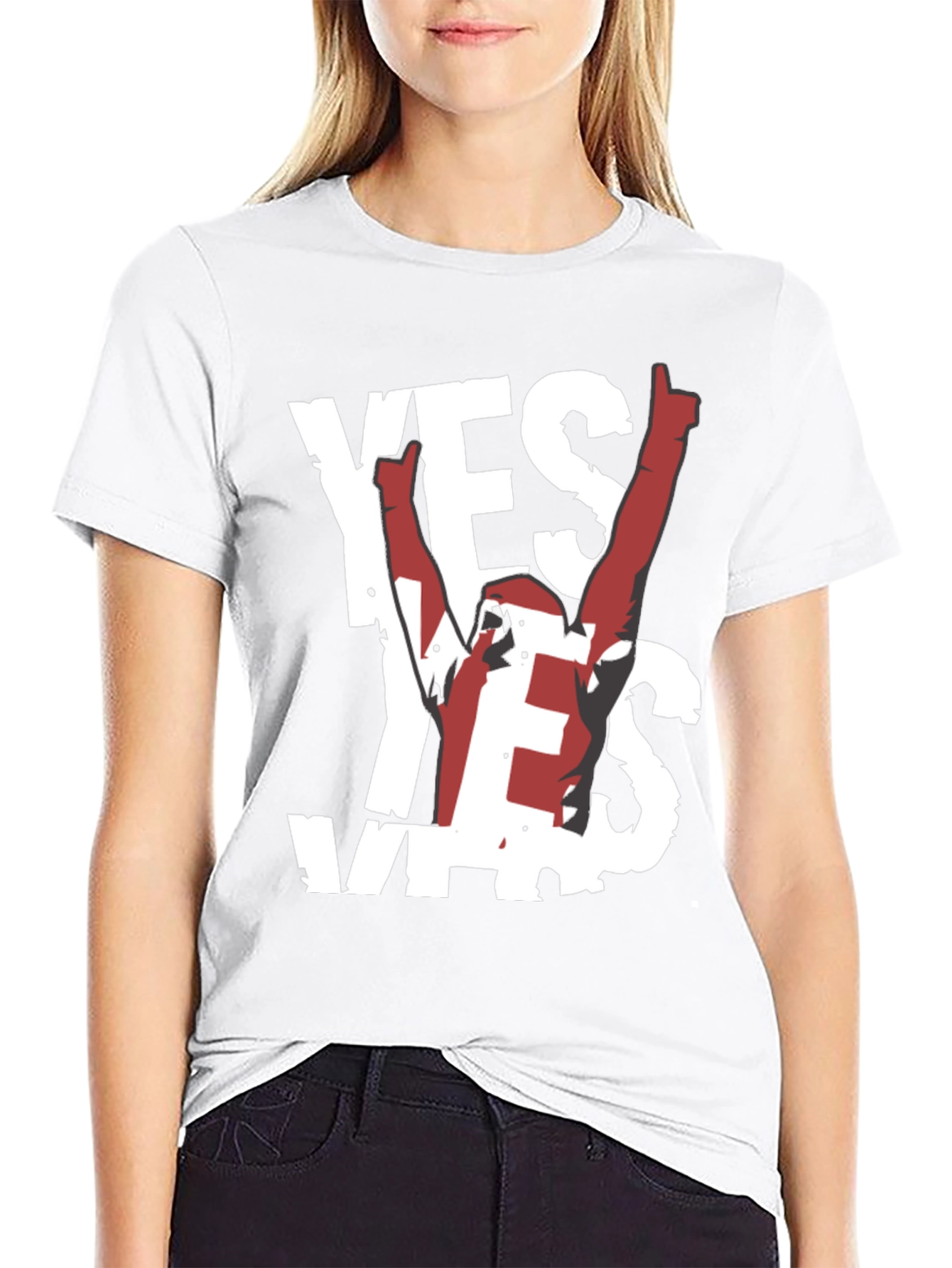 Yes! Graphic Tee - Soft Black Cotton Shirt