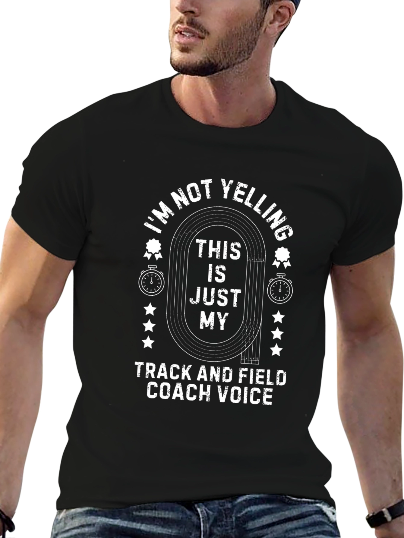 Track and Field Coach Voice T-Shirt - Funny Gift