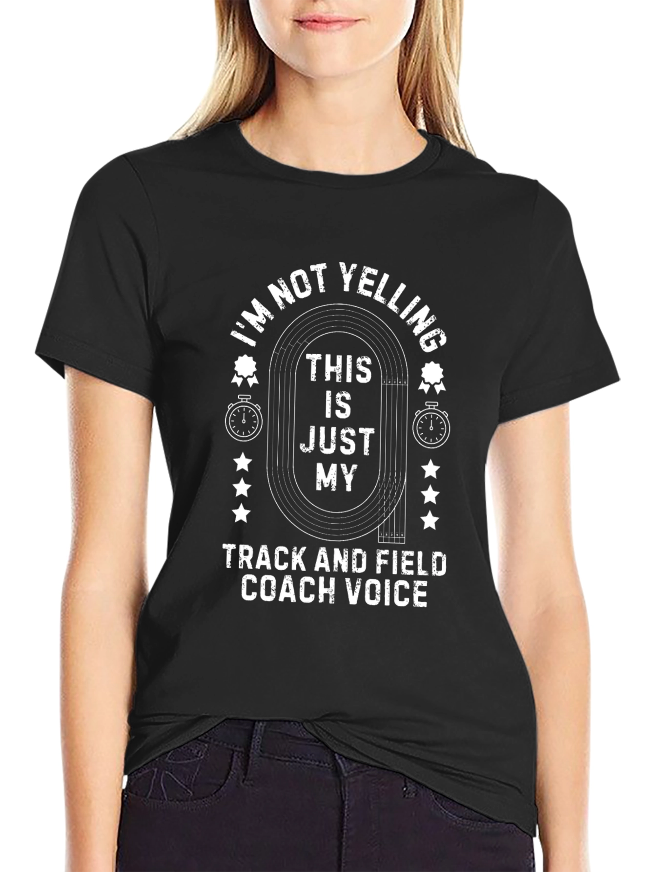 Track and Field Coach Voice T-Shirt - Funny Gift