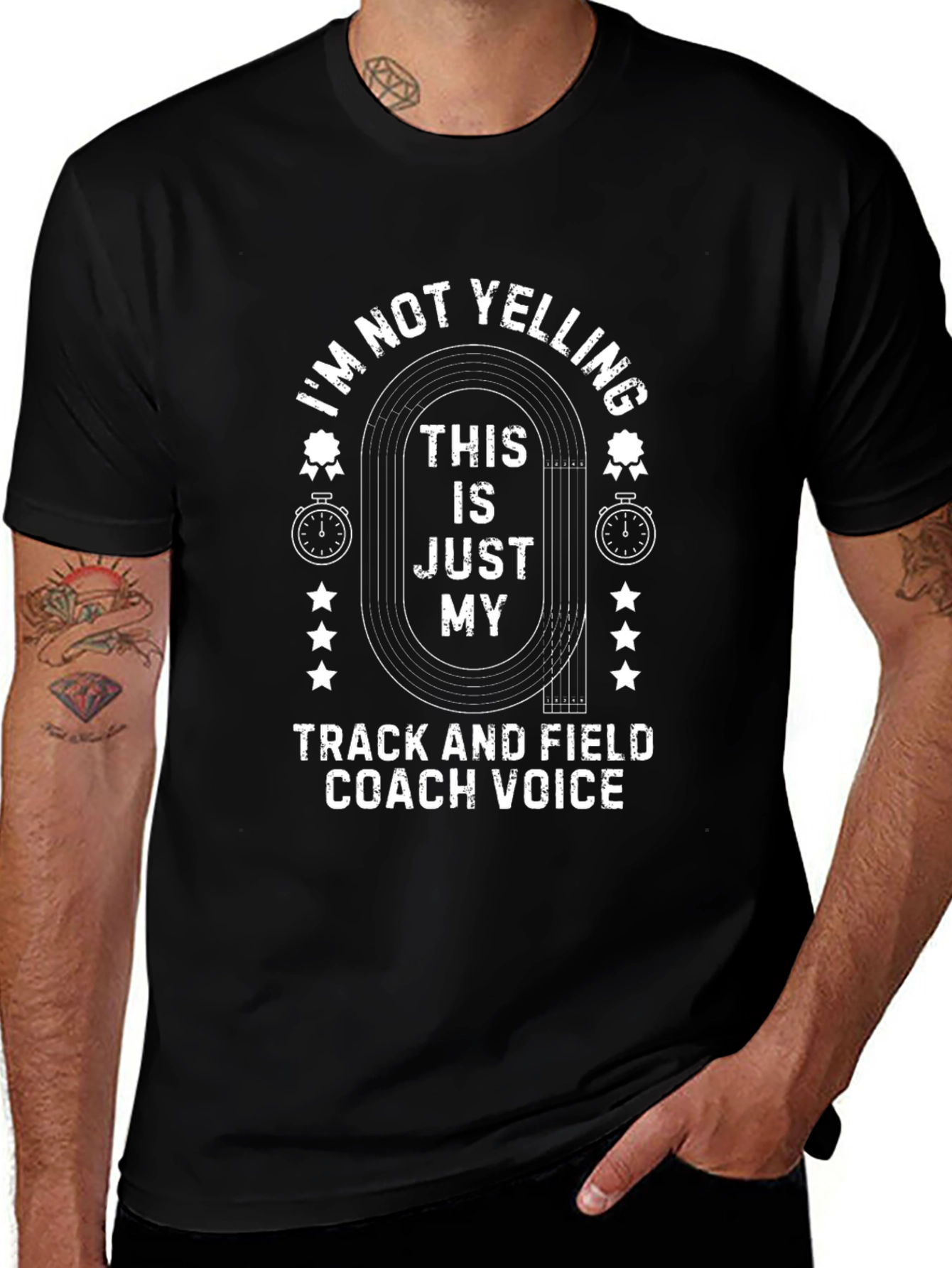 Track and Field Coach Voice T-Shirt - Funny Gift