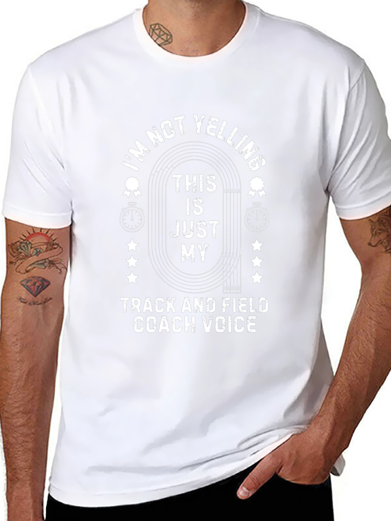 Track and Field Coach Voice T-Shirt - Funny Gift
