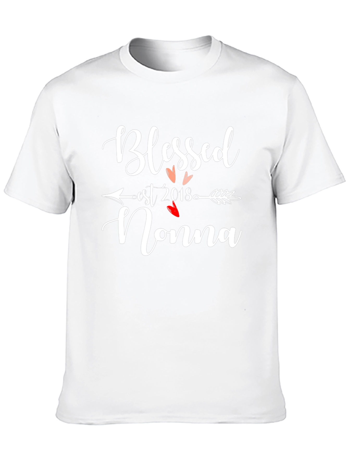 Blessed Nonna T-Shirt - Est. 2018 Graphic Tee