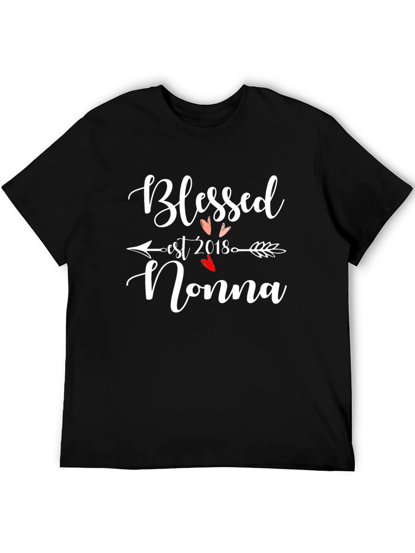 Blessed Nonna T-Shirt - Est. 2018 Graphic Tee